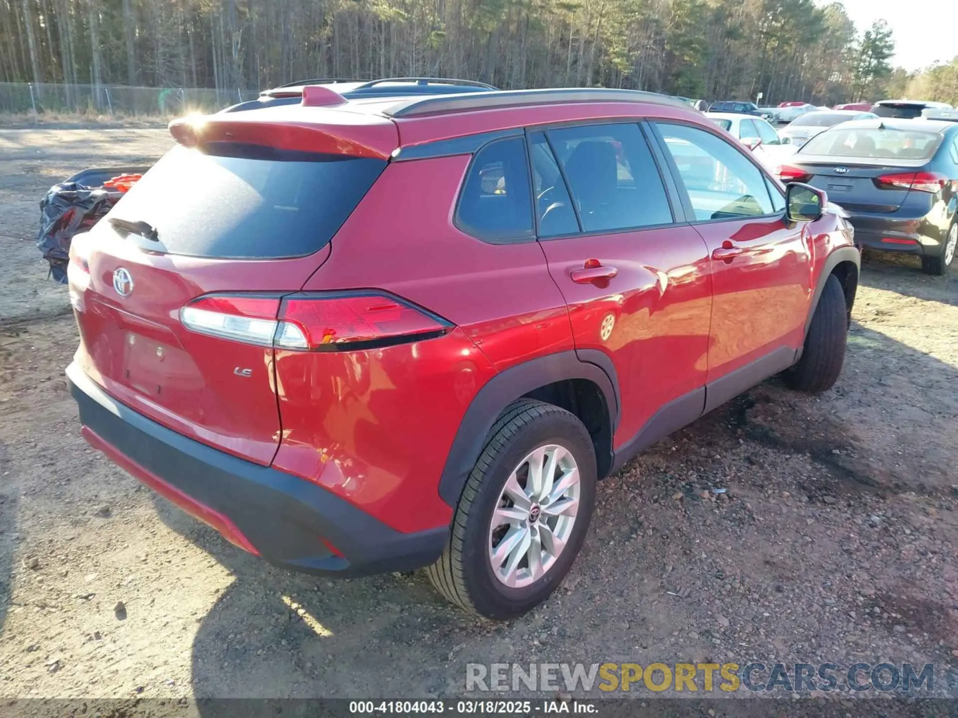 4 fotografías del automóvil dañado 7MUCAAAG7NV002754 TOYOTA COROLLA CROSS 2022