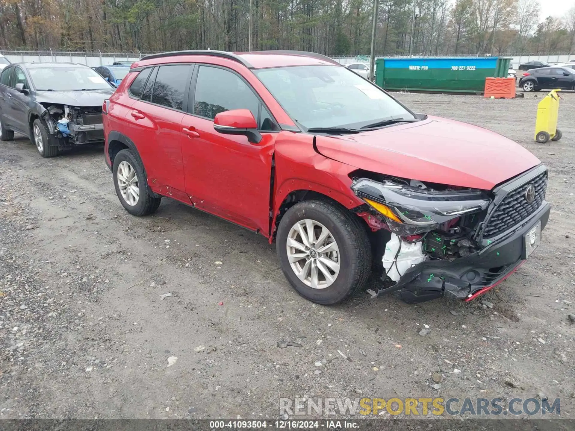1 fotografías del automóvil dañado 7MUCAAAGXNV017104 TOYOTA COROLLA CROSS 2022