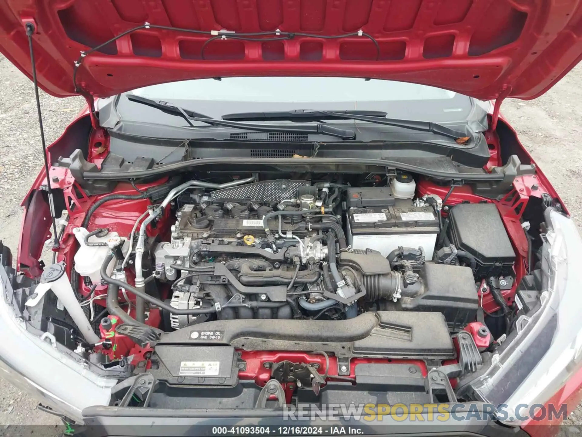 10 fotografías del automóvil dañado 7MUCAAAGXNV017104 TOYOTA COROLLA CROSS 2022