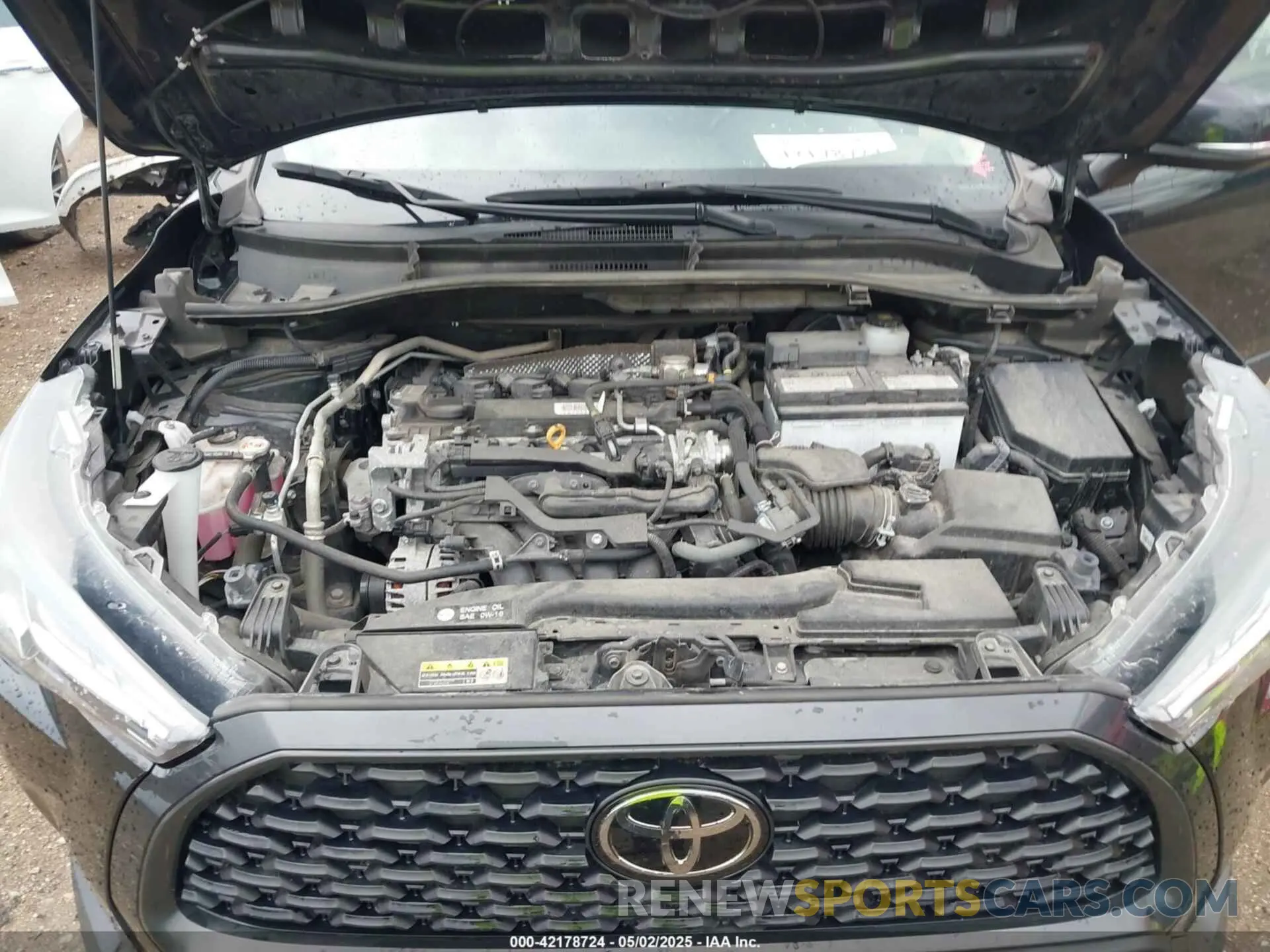 10 fotografías del automóvil dañado 7MUCAABG3NV043526 TOYOTA COROLLA CROSS 2022