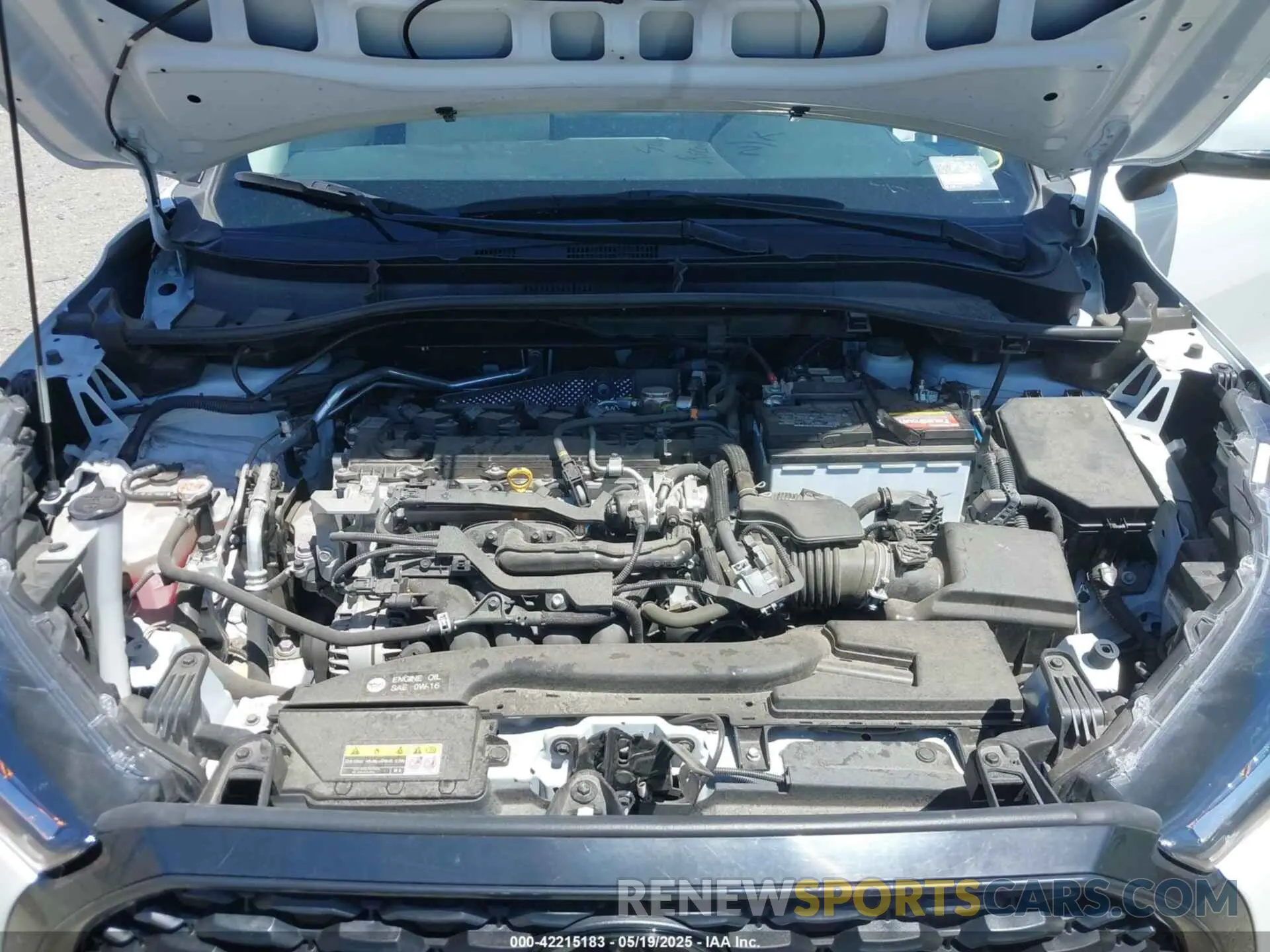 10 fotografías del automóvil dañado 7MUCAABG5NV036643 TOYOTA COROLLA CROSS 2022