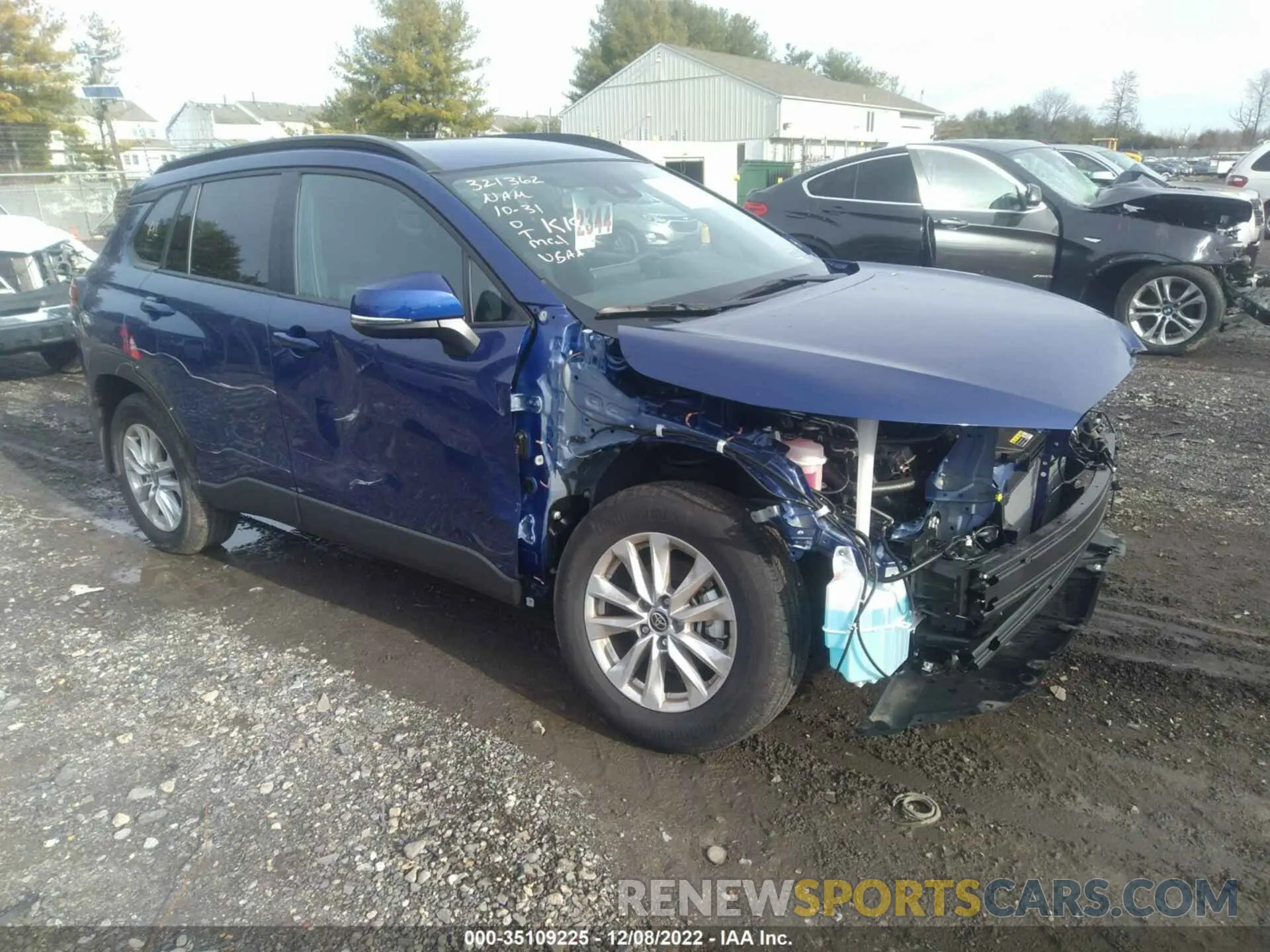 1 fotografías del automóvil dañado 7MUCAABG6NV017440 TOYOTA COROLLA CROSS 2022