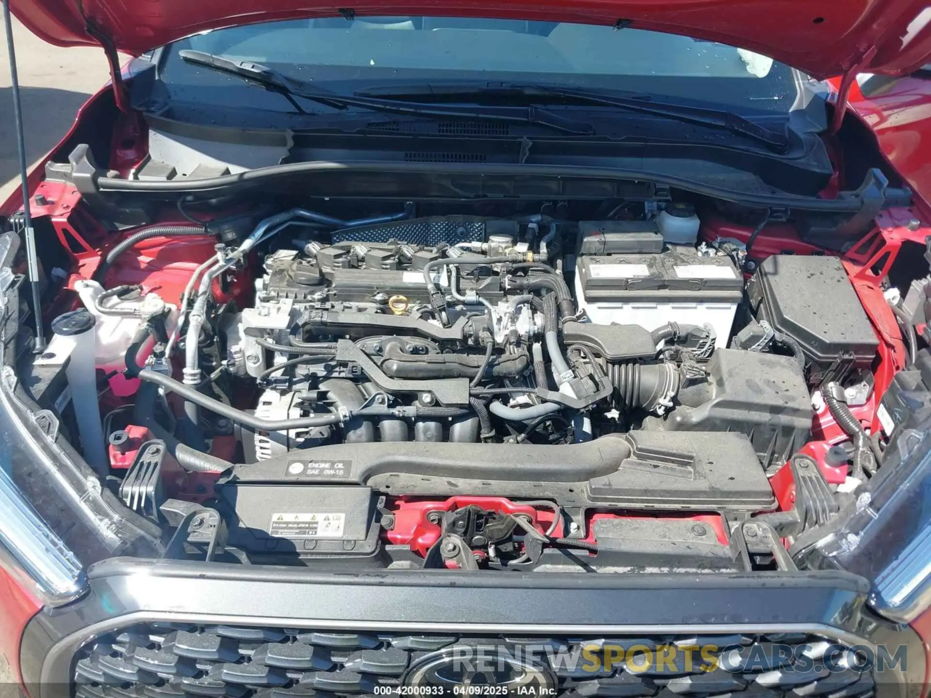 10 fotografías del automóvil dañado 7MUDAAAG9NV019320 TOYOTA COROLLA CROSS 2022