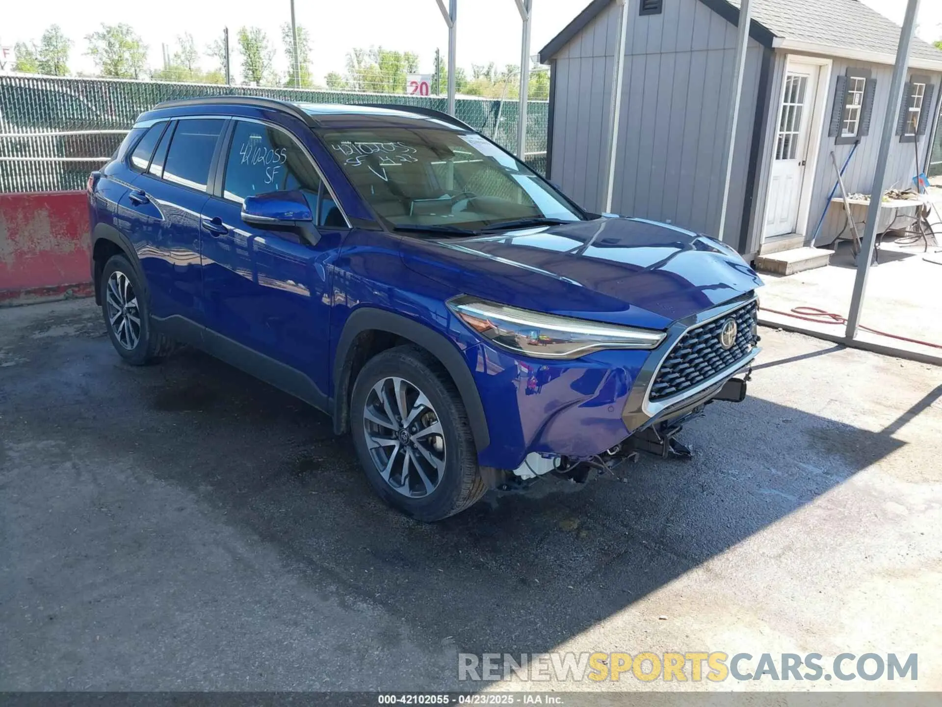 1 fotografías del automóvil dañado 7MUDAABG0NV004896 TOYOTA COROLLA CROSS 2022