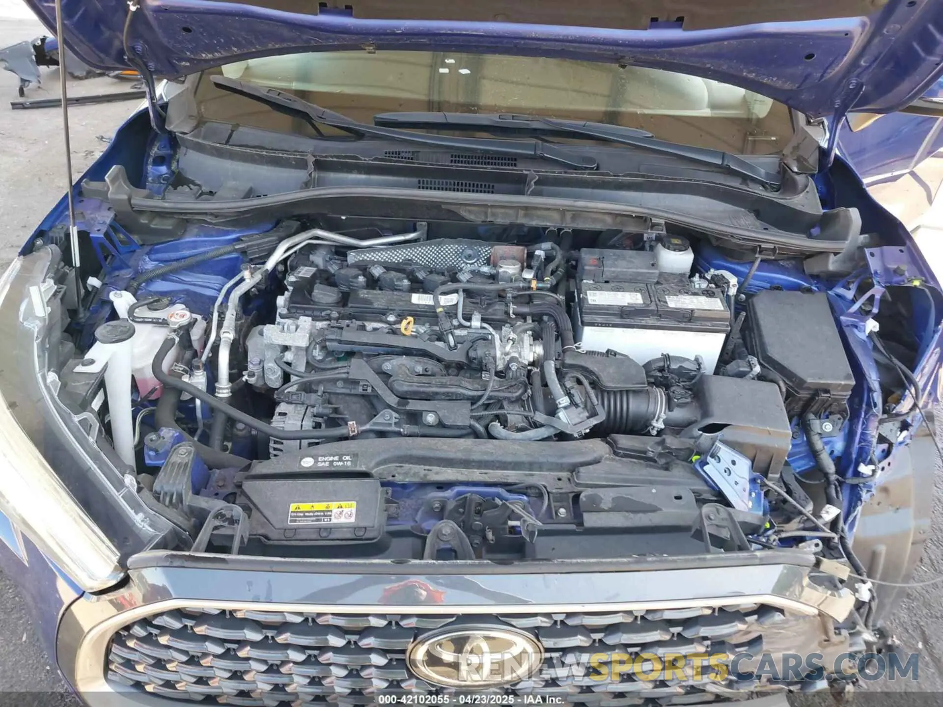 10 fotografías del automóvil dañado 7MUDAABG0NV004896 TOYOTA COROLLA CROSS 2022