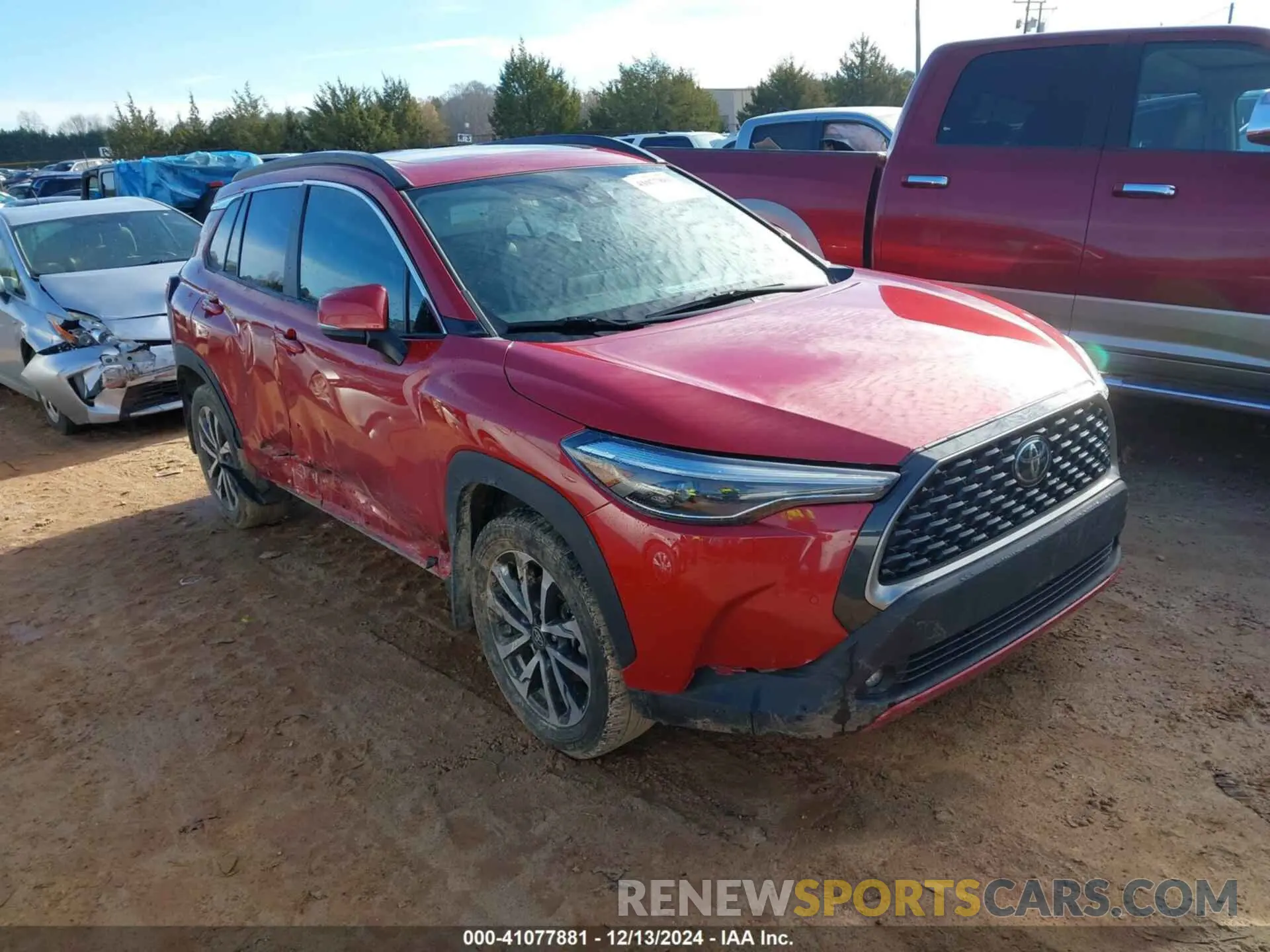 1 fotografías del automóvil dañado 7MUDAABG9NV012804 TOYOTA COROLLA CROSS 2022