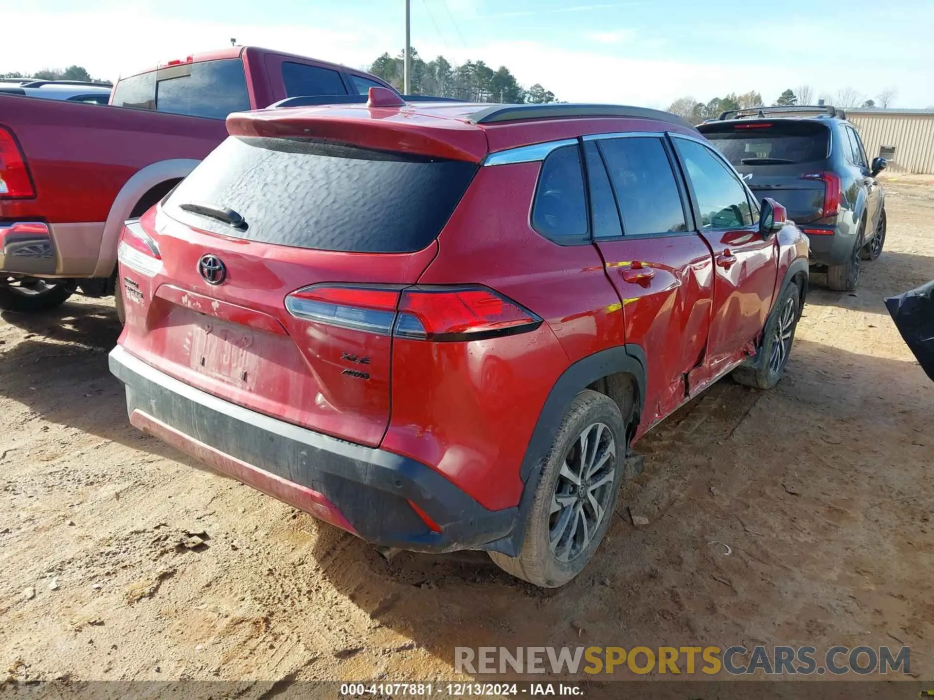 4 fotografías del automóvil dañado 7MUDAABG9NV012804 TOYOTA COROLLA CROSS 2022