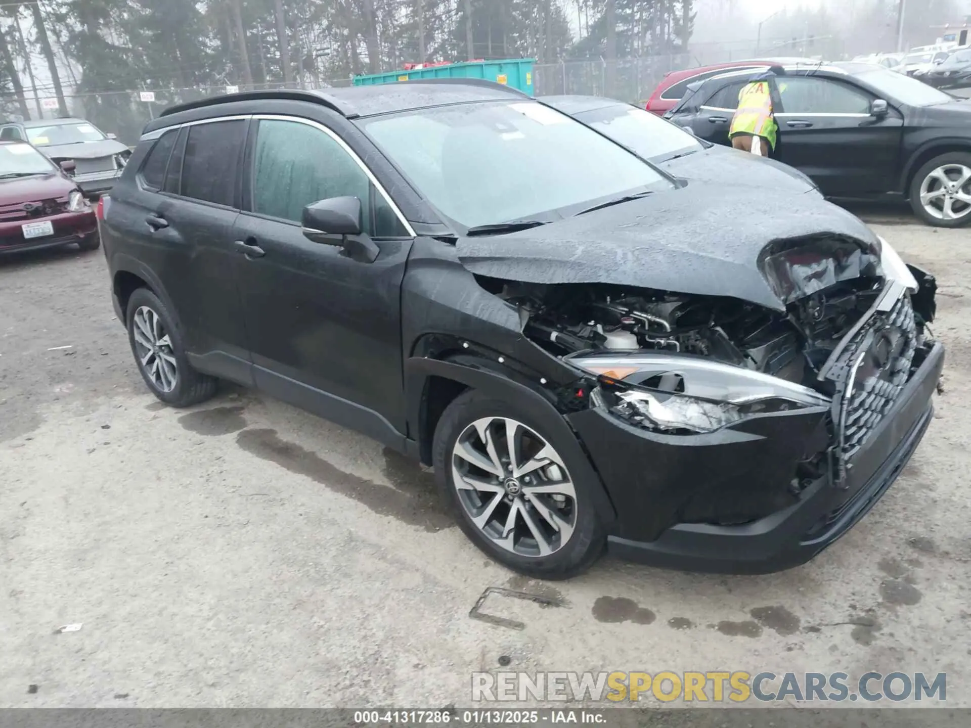1 fotografías del automóvil dañado 7MUEAABG1NV016544 TOYOTA COROLLA CROSS 2022