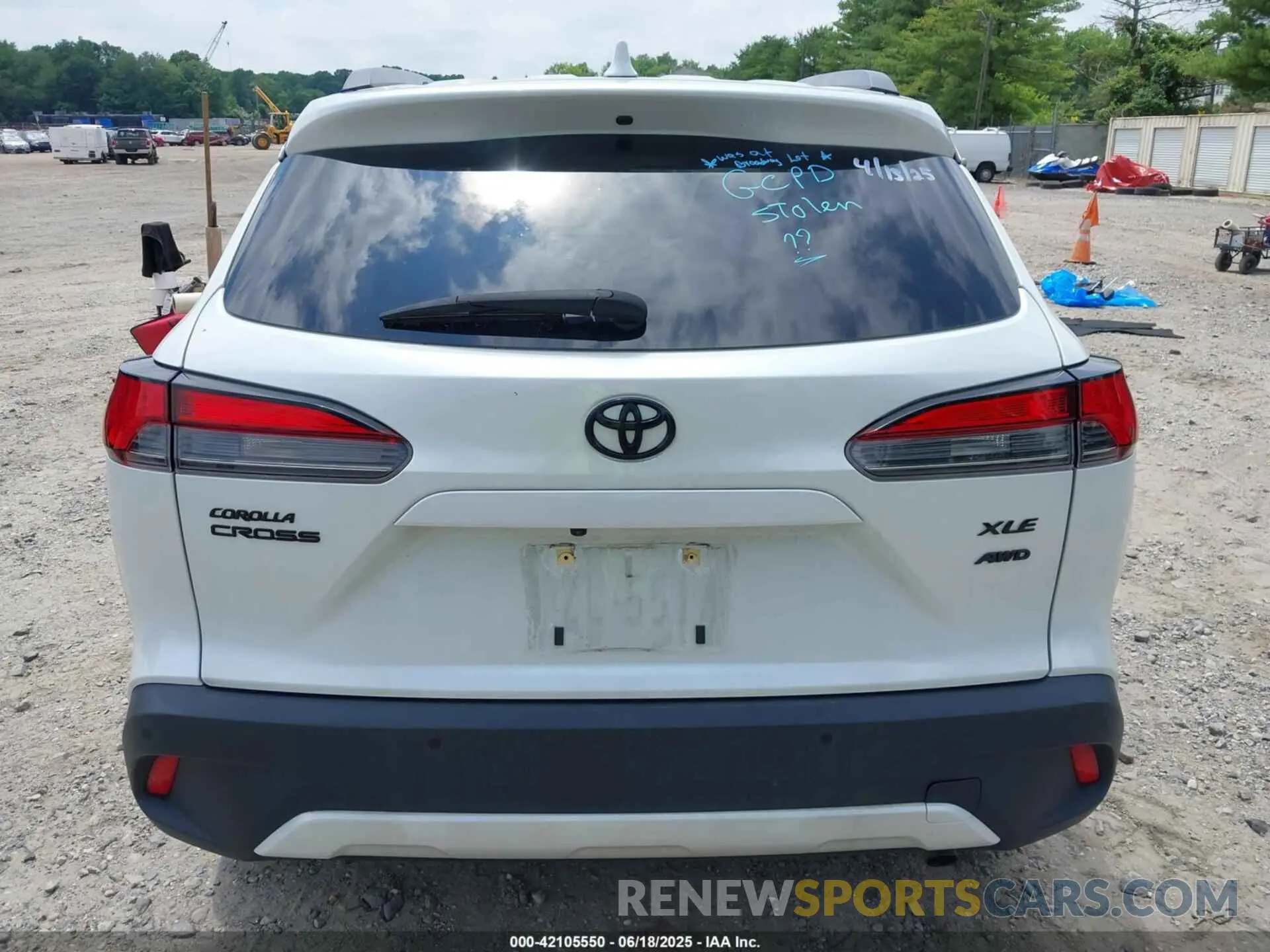 15 fotografías del automóvil dañado 7MUEAABG2NV022949 TOYOTA COROLLA CROSS 2022
