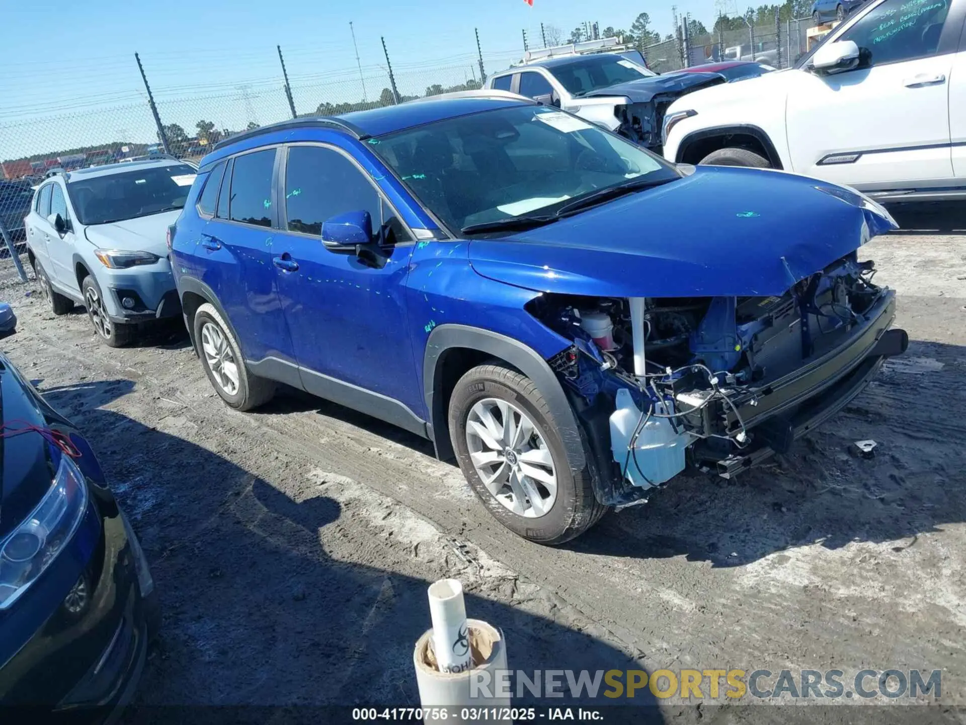 1 fotografías del automóvil dañado 7MUBAAAG5PV068752 TOYOTA COROLLA CROSS 2023