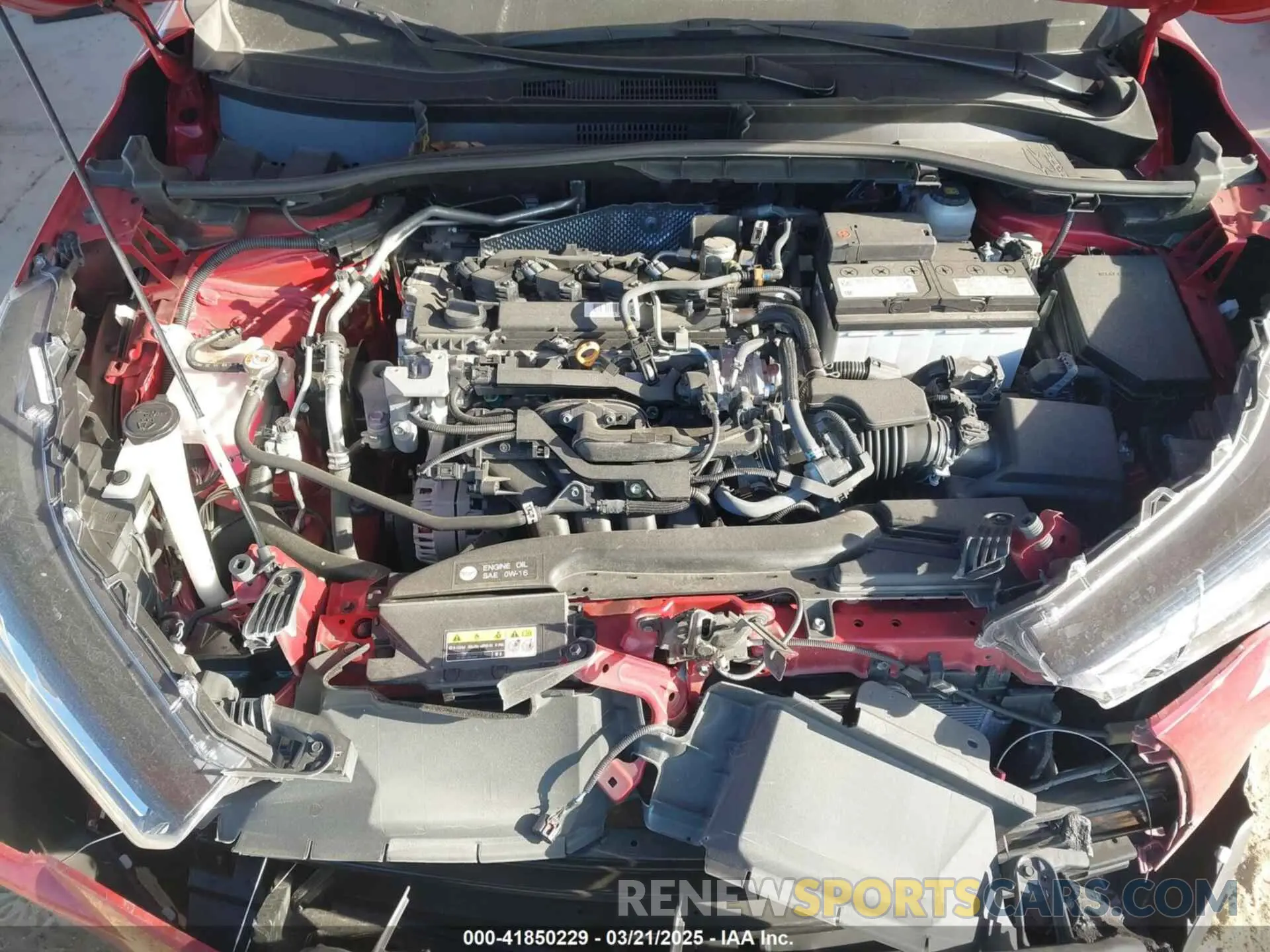 10 fotografías del automóvil dañado 7MUCAAAG1PV046560 TOYOTA COROLLA CROSS 2023