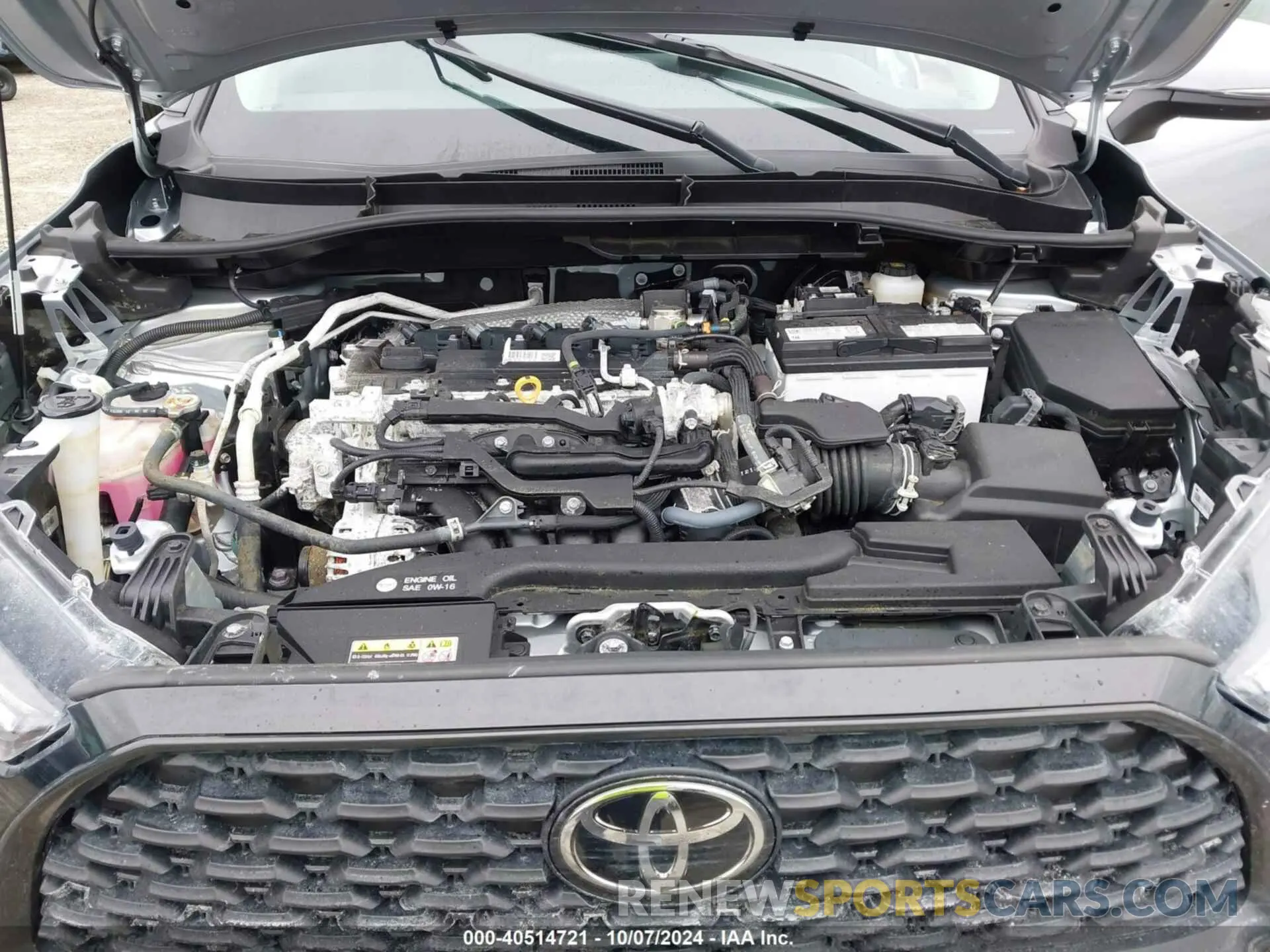 10 fotografías del automóvil dañado 7MUCAAAG6PV040916 TOYOTA COROLLA CROSS 2023