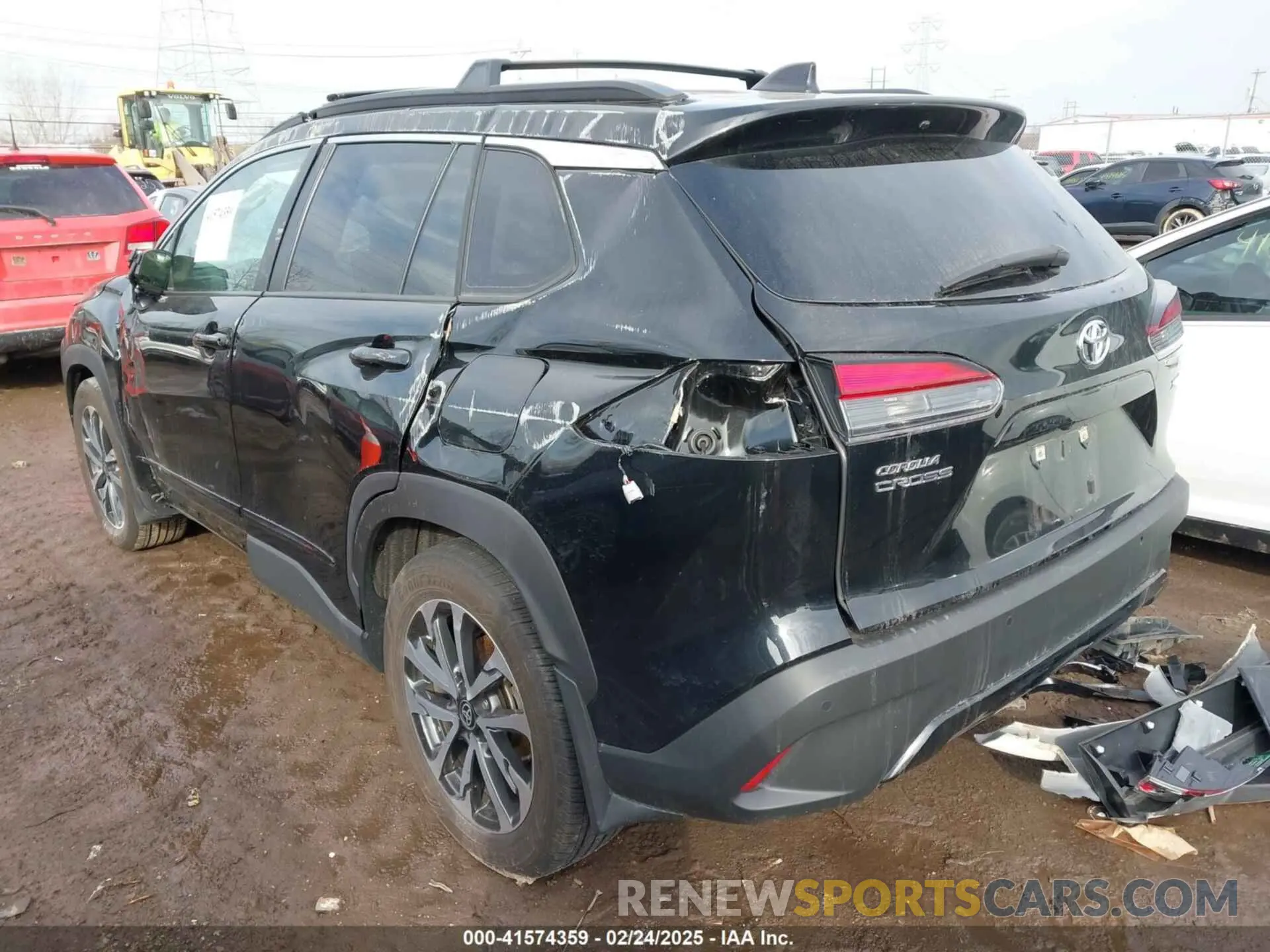 3 fotografías del automóvil dañado 7MUDAAAG5PV069831 TOYOTA COROLLA CROSS 2023