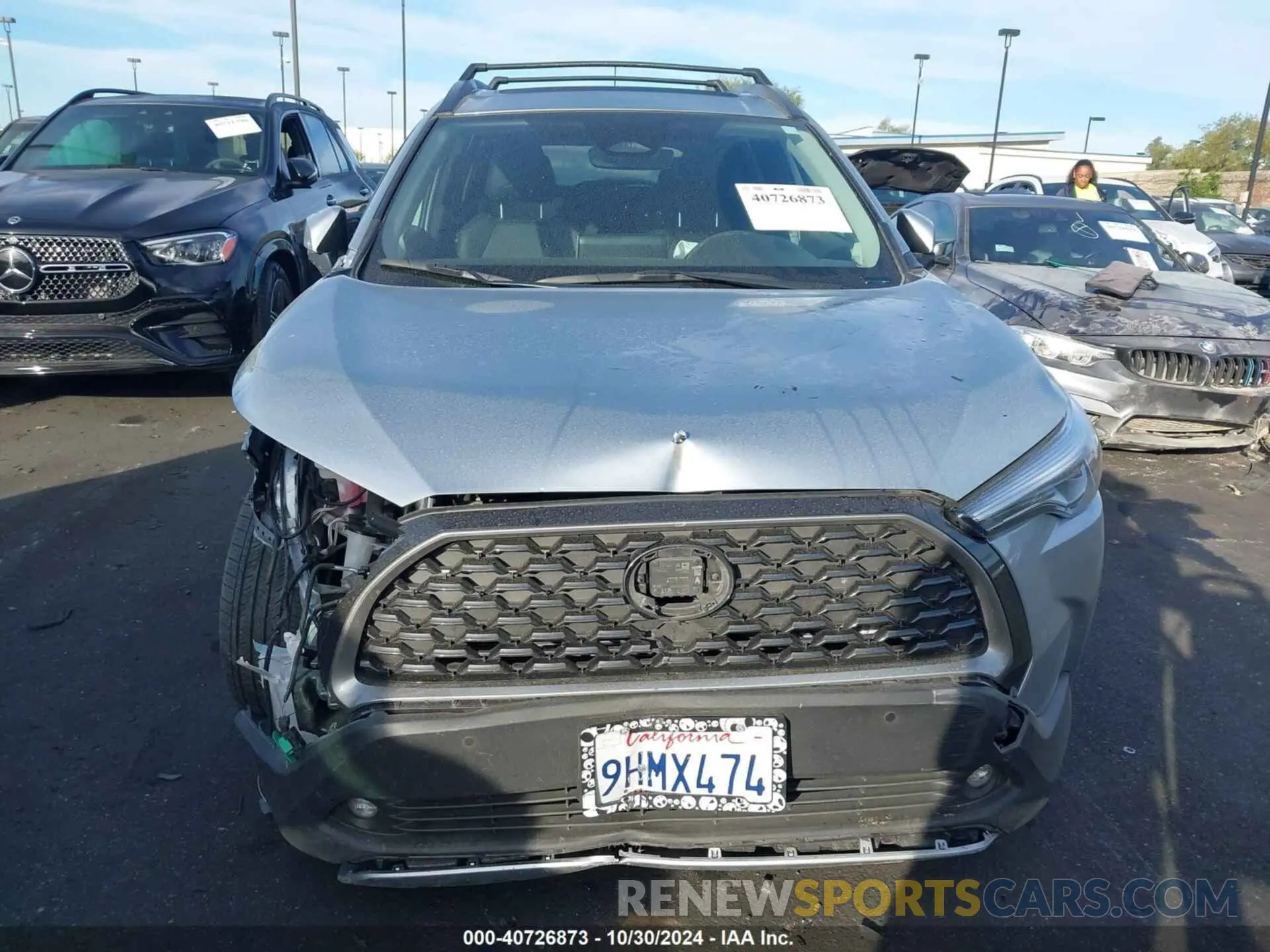 13 fotografías del automóvil dañado 7MUDAABG1PV063328 TOYOTA COROLLA CROSS 2023