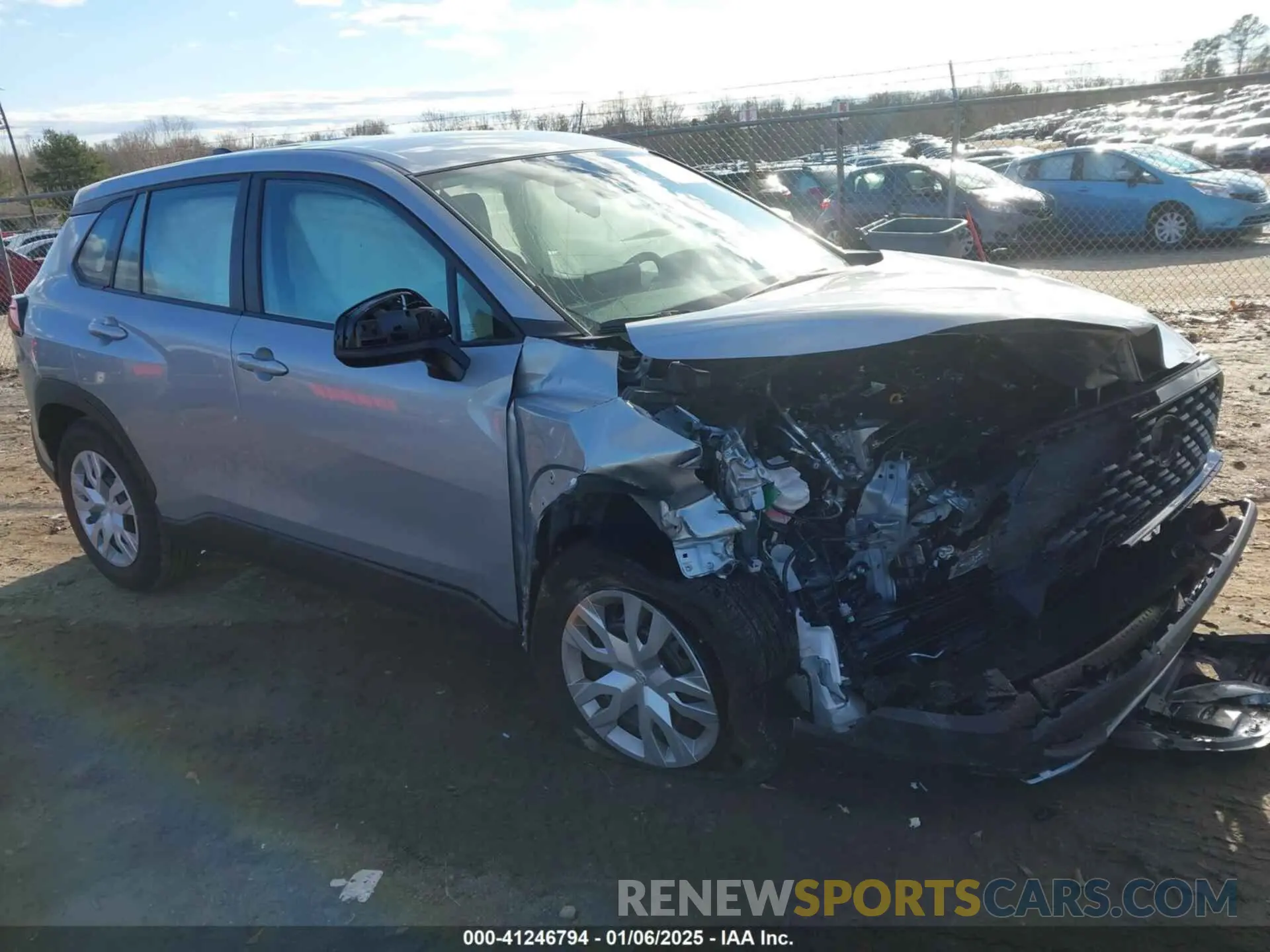 1 fotografías del automóvil dañado 7MUAAAAG5RV108634 TOYOTA COROLLA CROSS 2024