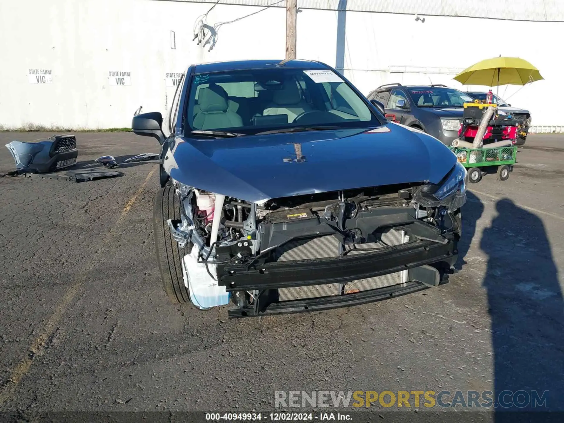 6 fotografías del automóvil dañado 7MUAAAAG6RV083422 TOYOTA COROLLA CROSS 2024