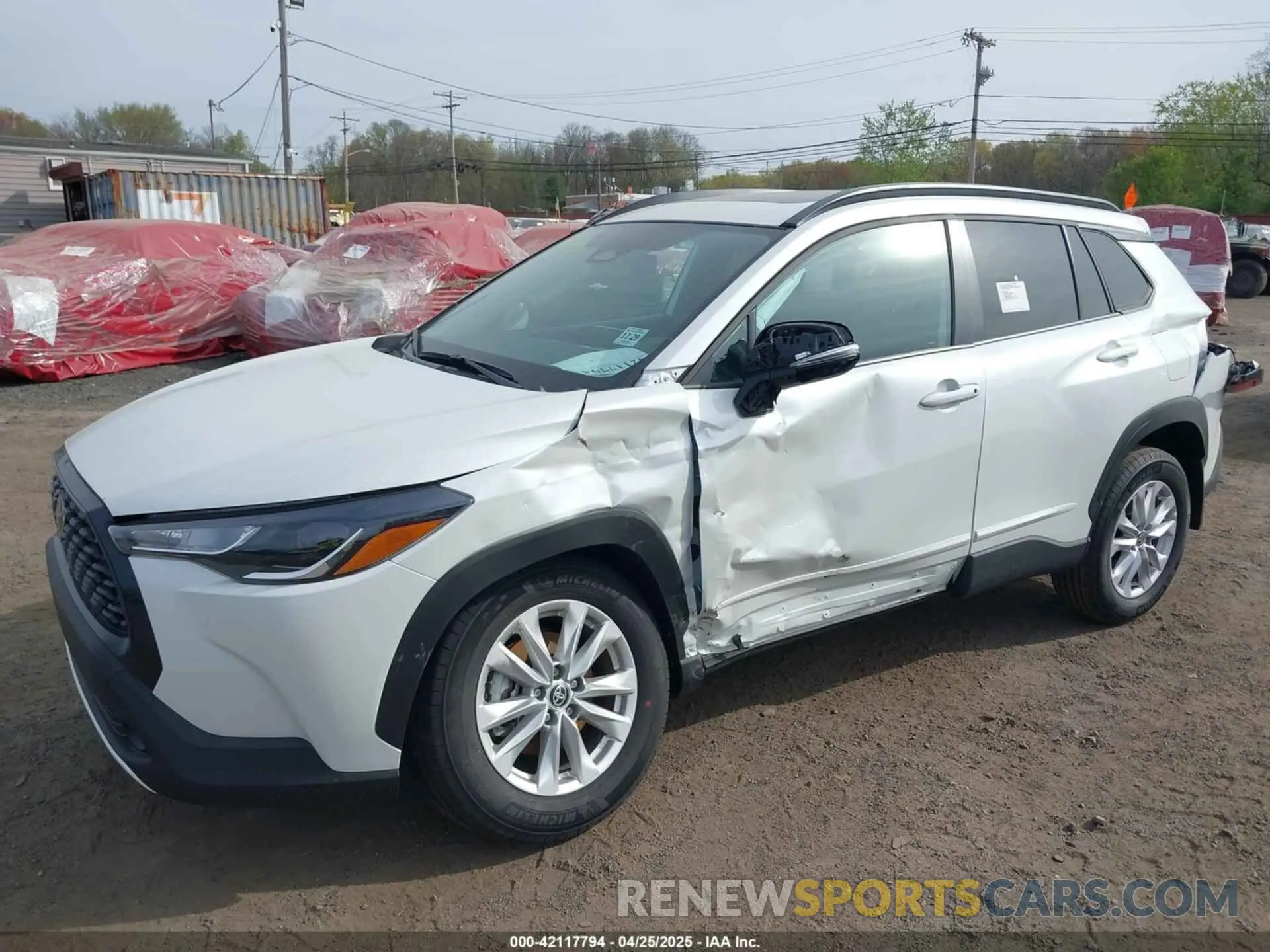6 fotografías del automóvil dañado 7MUBAABG2RV114524 TOYOTA COROLLA CROSS 2024