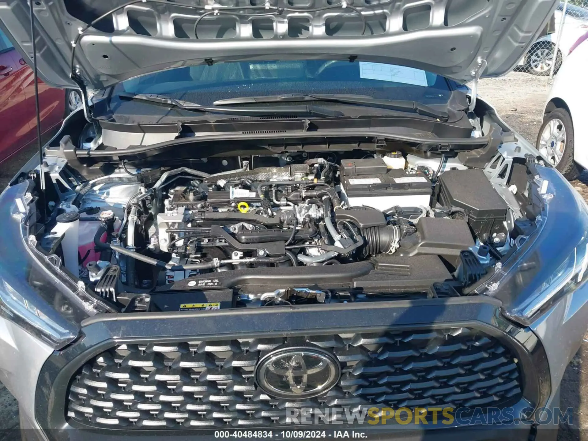 10 fotografías del automóvil dañado 7MUCAAAG1RV101477 TOYOTA COROLLA CROSS 2024