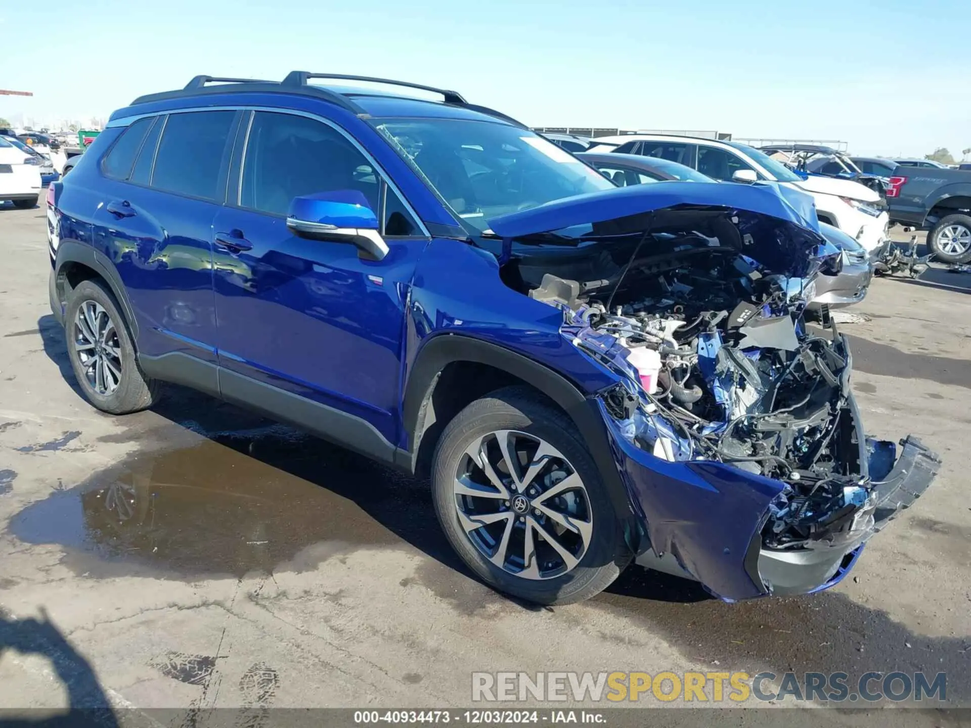 1 fotografías del automóvil dañado 7MUDAAAG3RV106099 TOYOTA COROLLA CROSS 2024