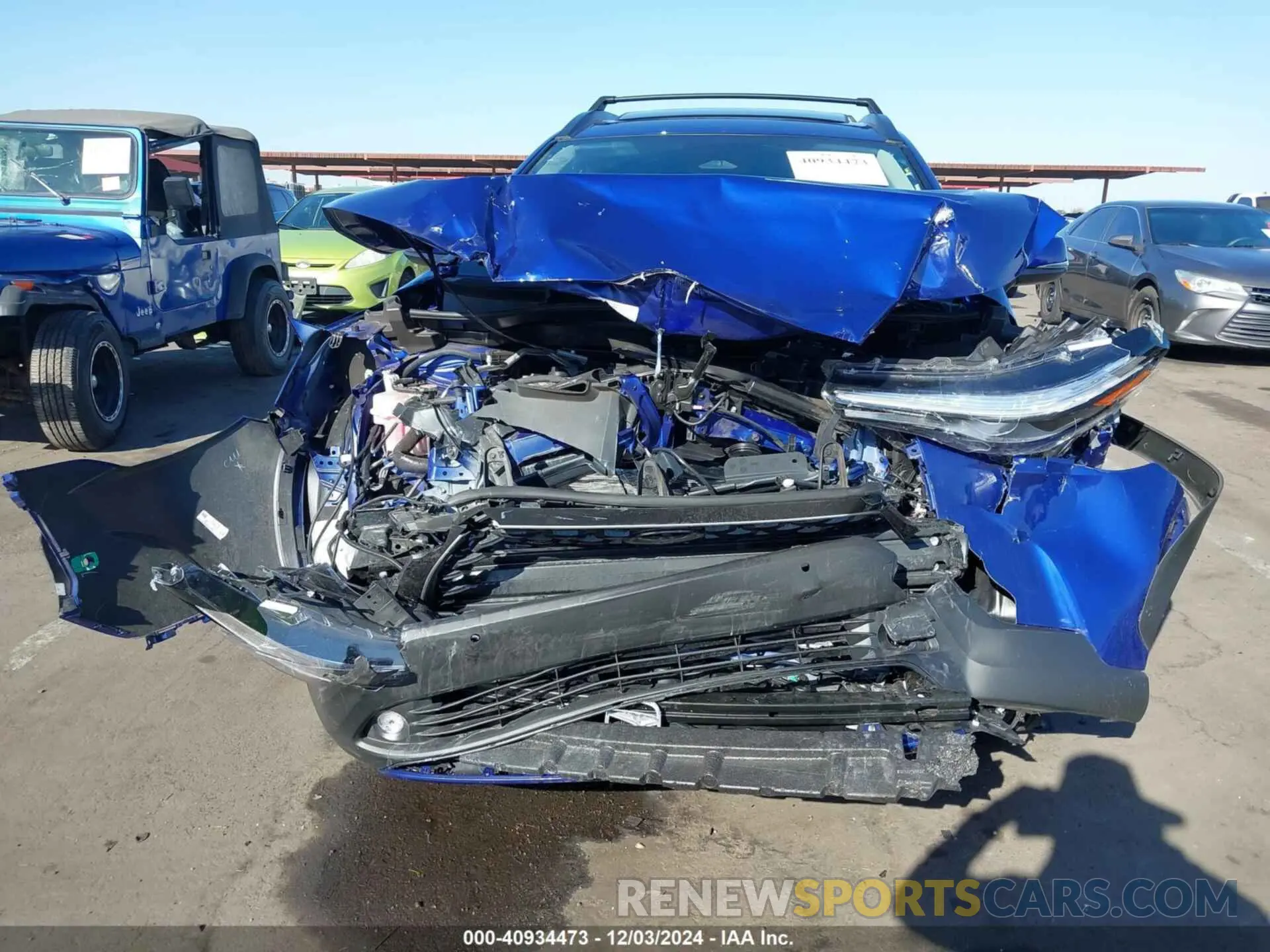 6 fotografías del automóvil dañado 7MUDAAAG3RV106099 TOYOTA COROLLA CROSS 2024
