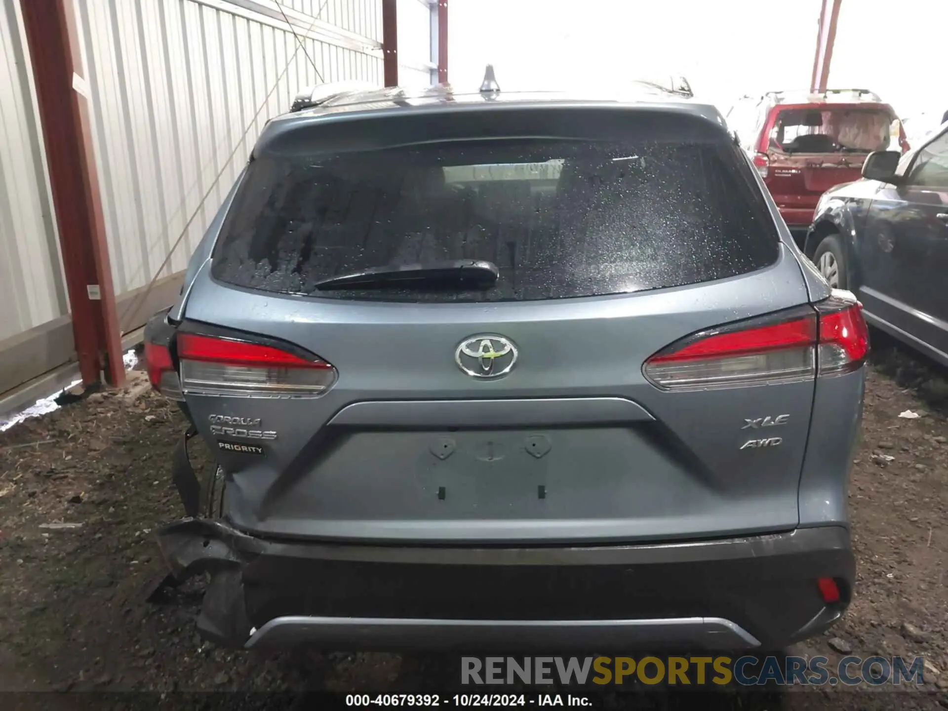 17 fotografías del automóvil dañado 7MUDAABG6RV097669 TOYOTA COROLLA CROSS 2024