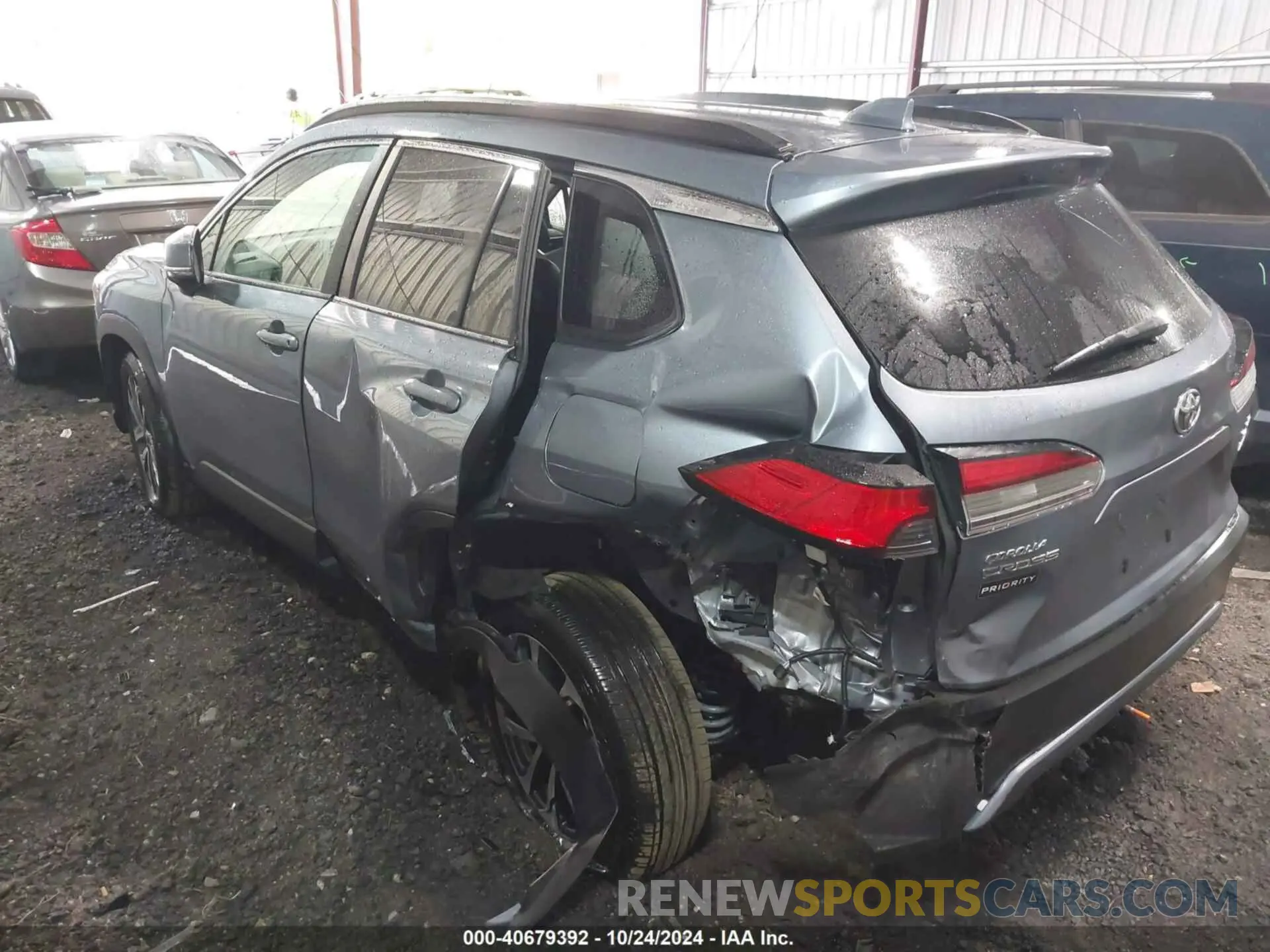 6 fotografías del automóvil dañado 7MUDAABG6RV097669 TOYOTA COROLLA CROSS 2024