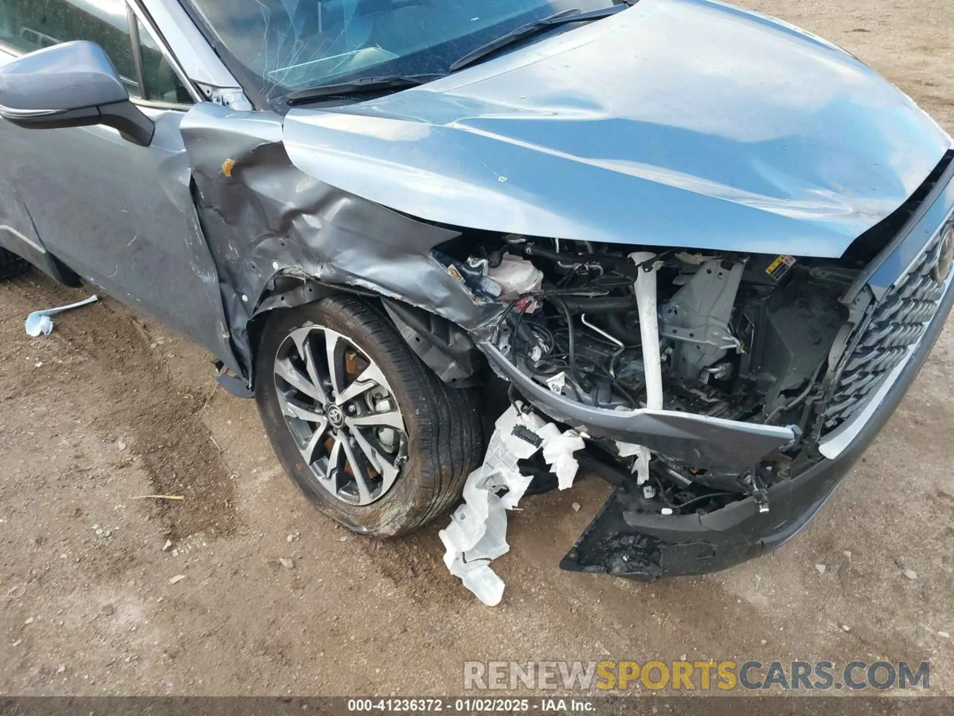 6 fotografías del automóvil dañado 7MUDAABG9RV099397 TOYOTA COROLLA CROSS 2024
