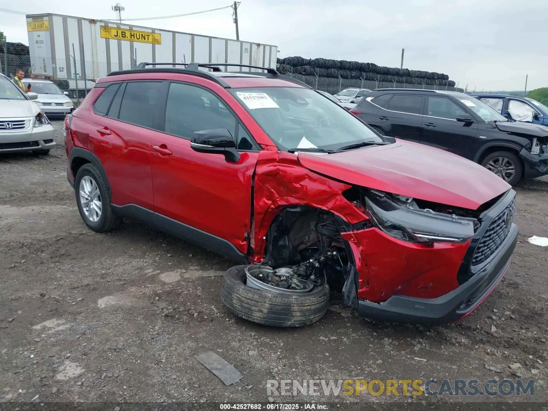 1 fotografías del automóvil dañado 7MUBAABG3SV125179 TOYOTA COROLLA CROSS 2025