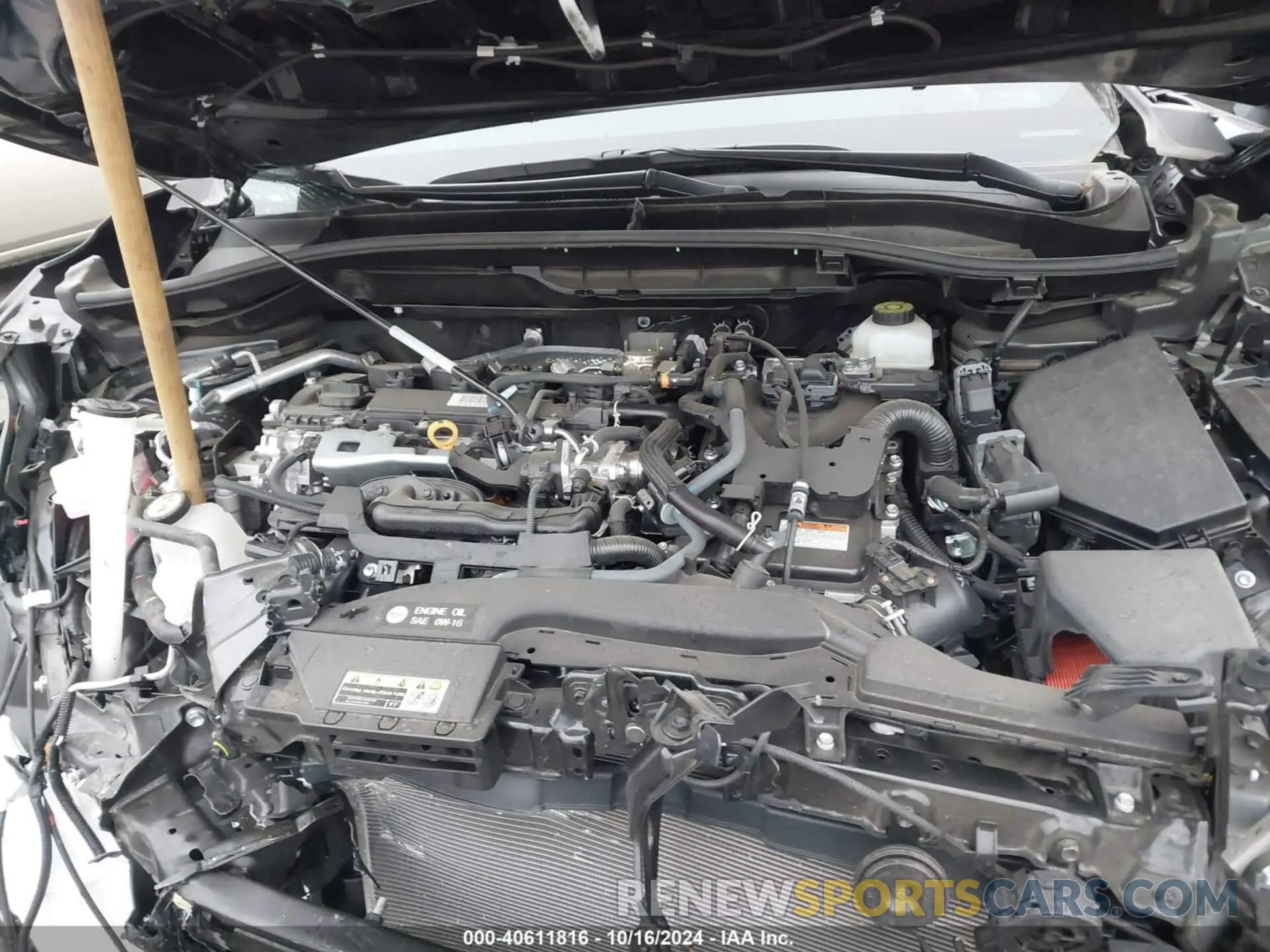 10 fotografías del automóvil dañado 7MUFBABG0PV016670 TOYOTA COROLLA CROSS HYBRID 2023