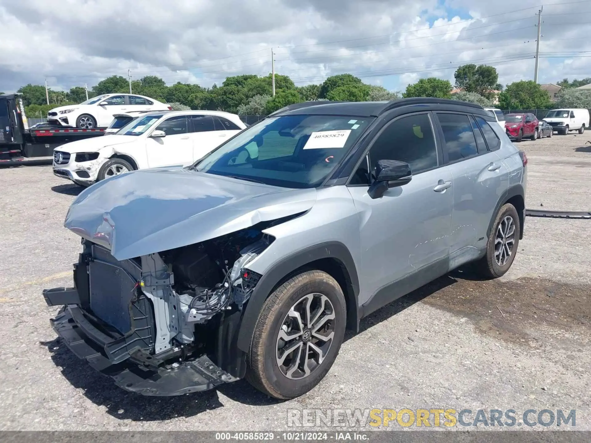 6 fotografías del automóvil dañado 7MUFBABG4RV031840 TOYOTA COROLLA CROSS HYBRID 2024