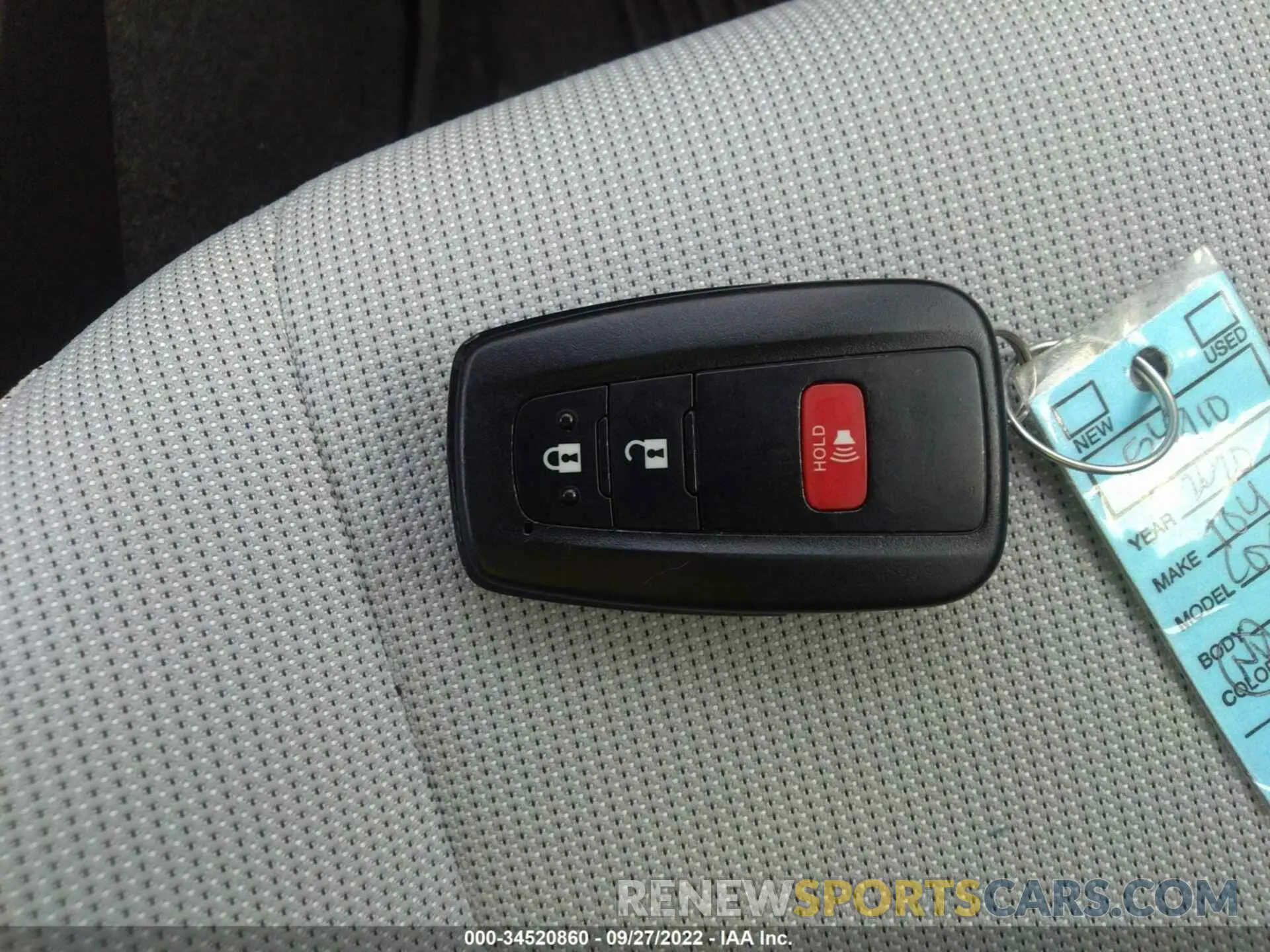 11 fotografías del automóvil dañado JTNK4RBE2K3043195 TOYOTA COROLLA HATCHBACK 2019