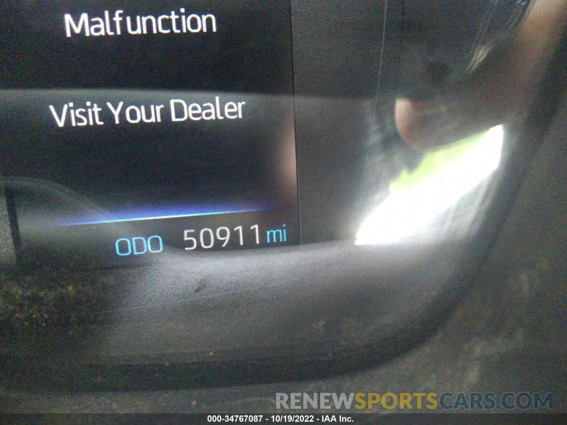 7 fotografías del automóvil dañado JTNK4RBE5K3046477 TOYOTA COROLLA HATCHBACK 2019