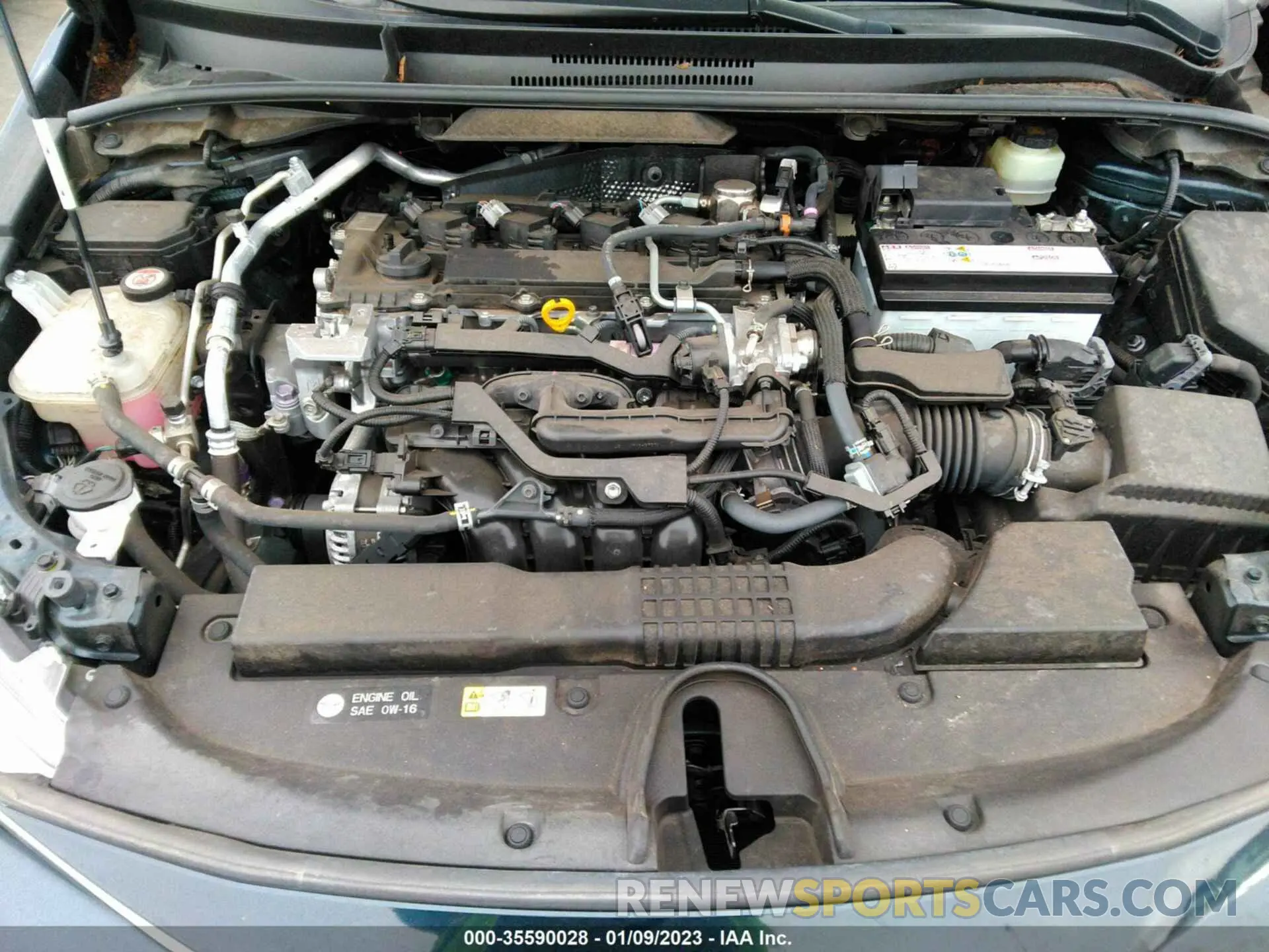 10 fotografías del automóvil dañado JTNK4RBE5K3063070 TOYOTA COROLLA HATCHBACK 2019