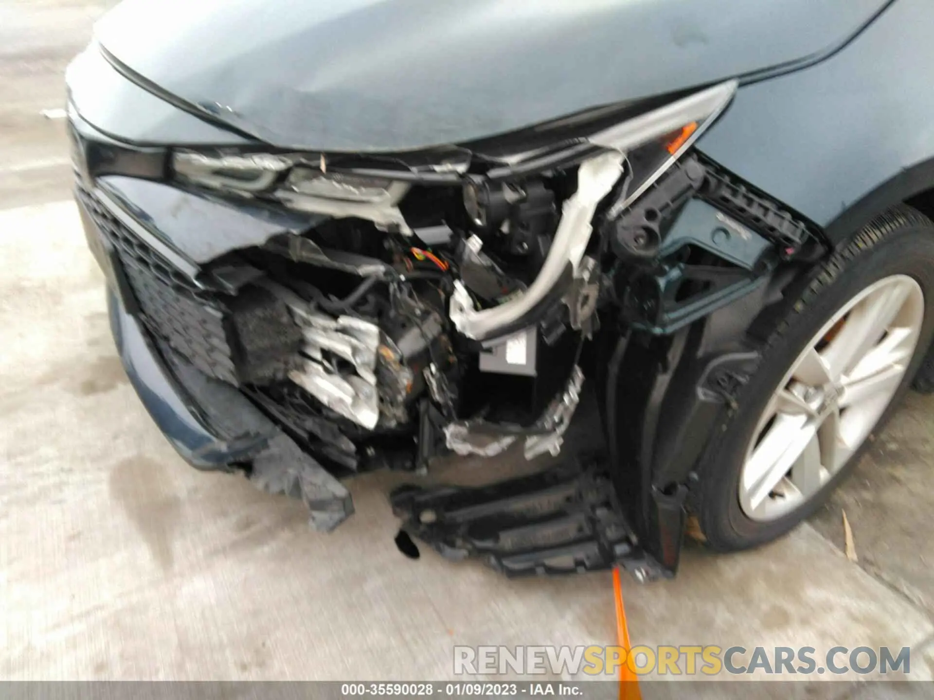 6 fotografías del automóvil dañado JTNK4RBE5K3063070 TOYOTA COROLLA HATCHBACK 2019