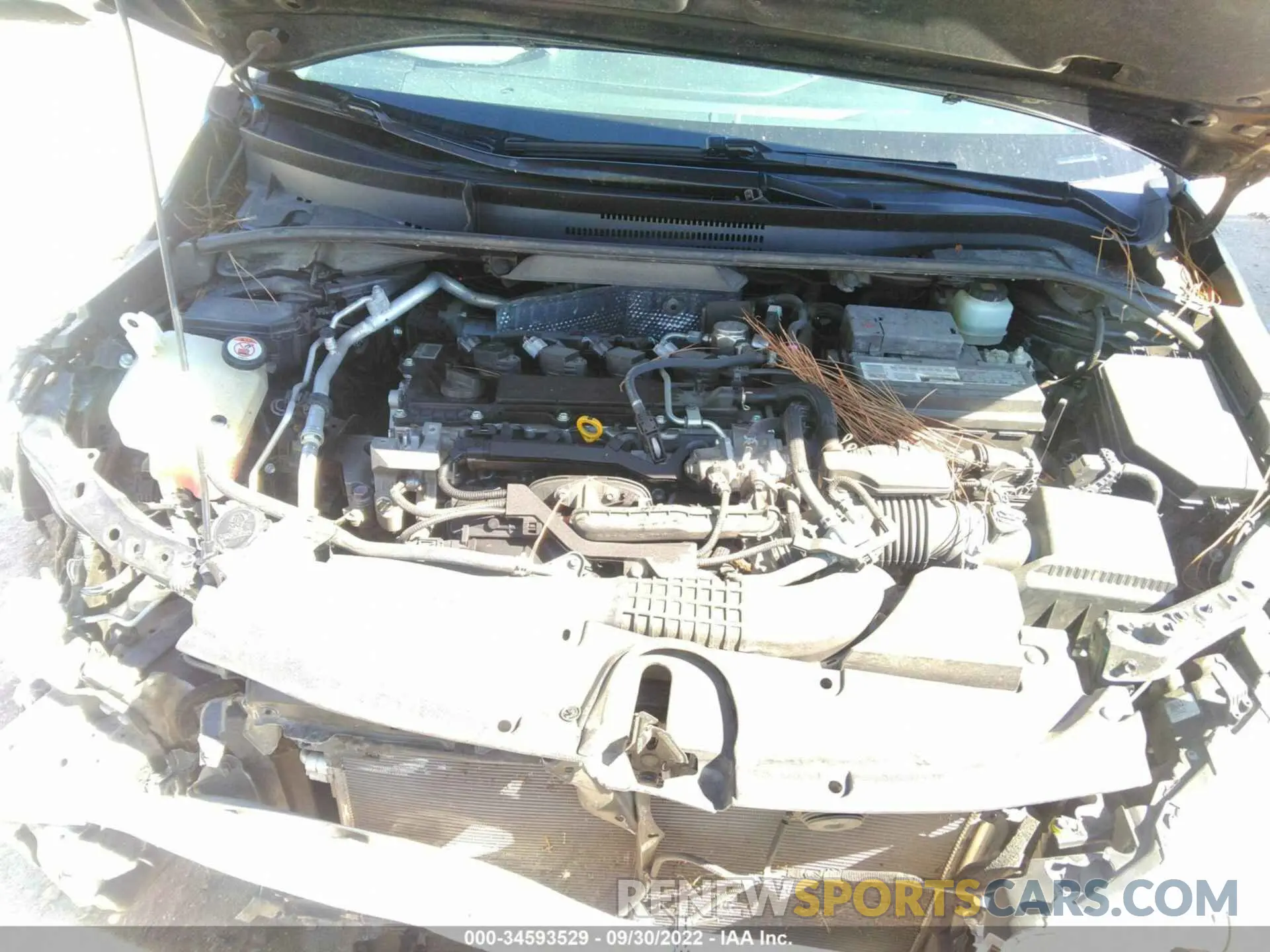 10 fotografías del automóvil dañado JTNK4RBE7K3052944 TOYOTA COROLLA HATCHBACK 2019