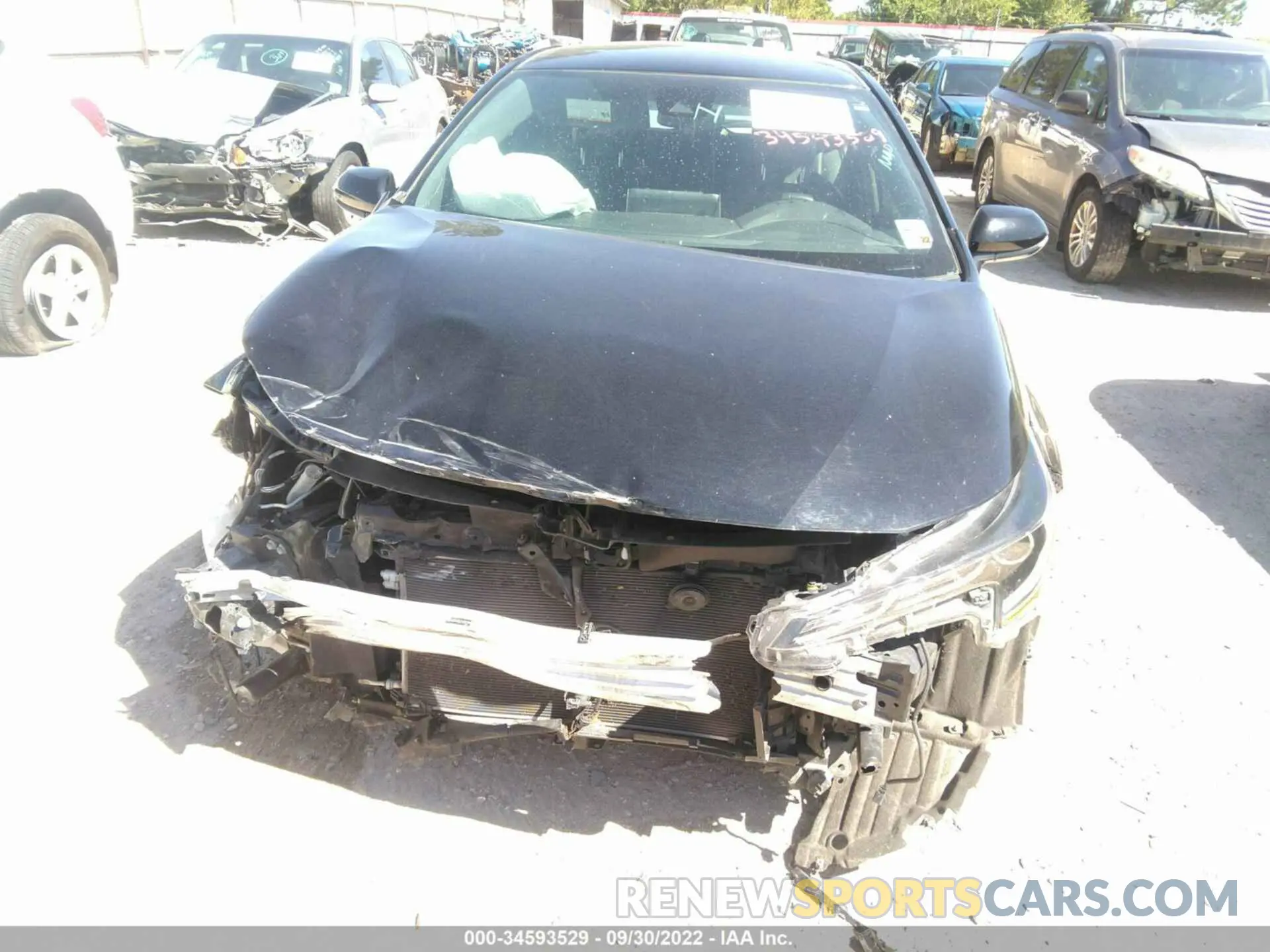 6 fotografías del automóvil dañado JTNK4RBE7K3052944 TOYOTA COROLLA HATCHBACK 2019