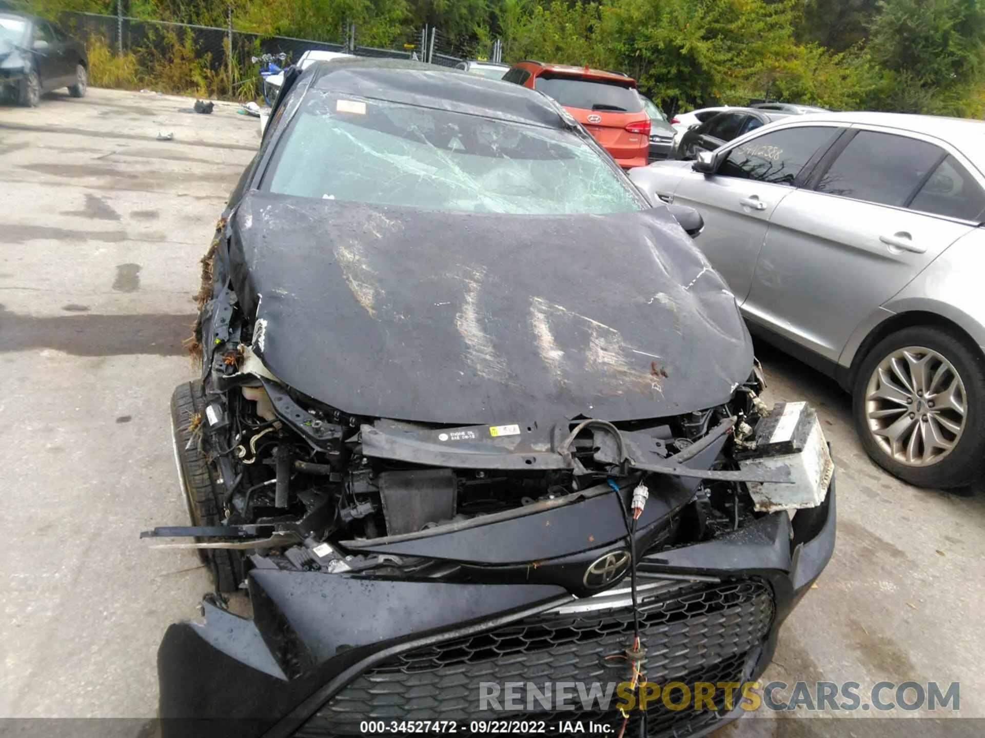 6 fotografías del automóvil dañado JTNK4RBE8K3002571 TOYOTA COROLLA HATCHBACK 2019