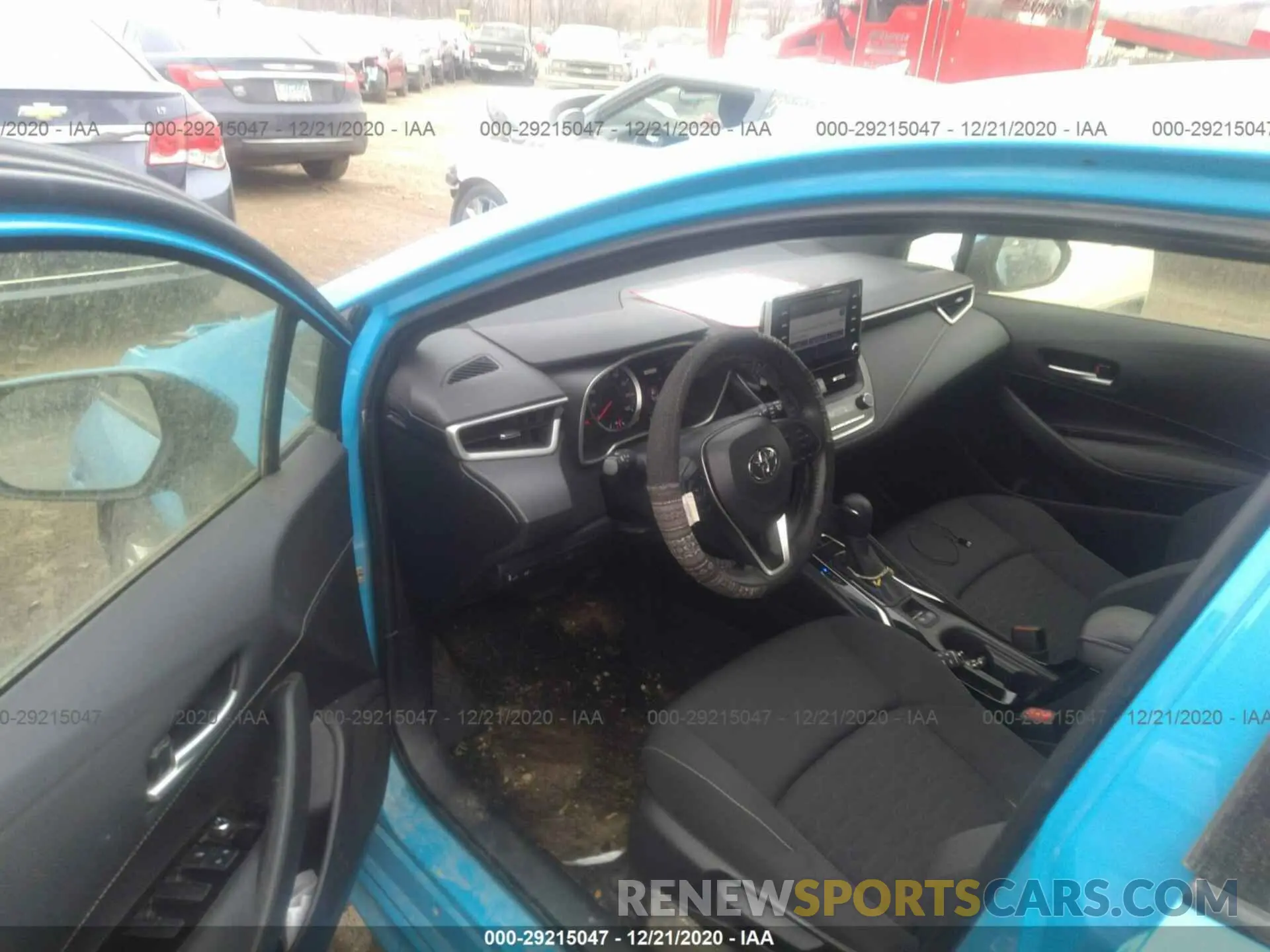 5 fotografías del automóvil dañado JTNK4RBE8K3005342 TOYOTA COROLLA HATCHBACK 2019
