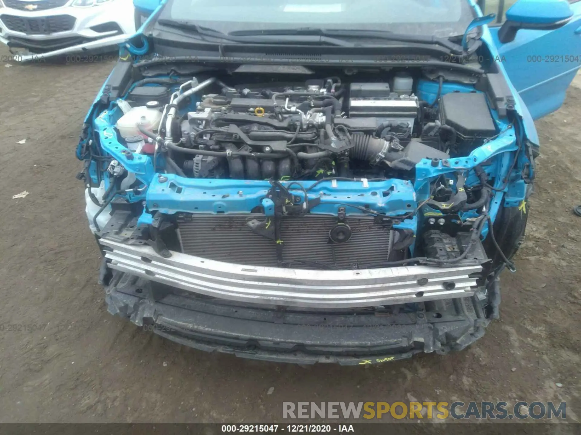 6 fotografías del automóvil dañado JTNK4RBE8K3005342 TOYOTA COROLLA HATCHBACK 2019