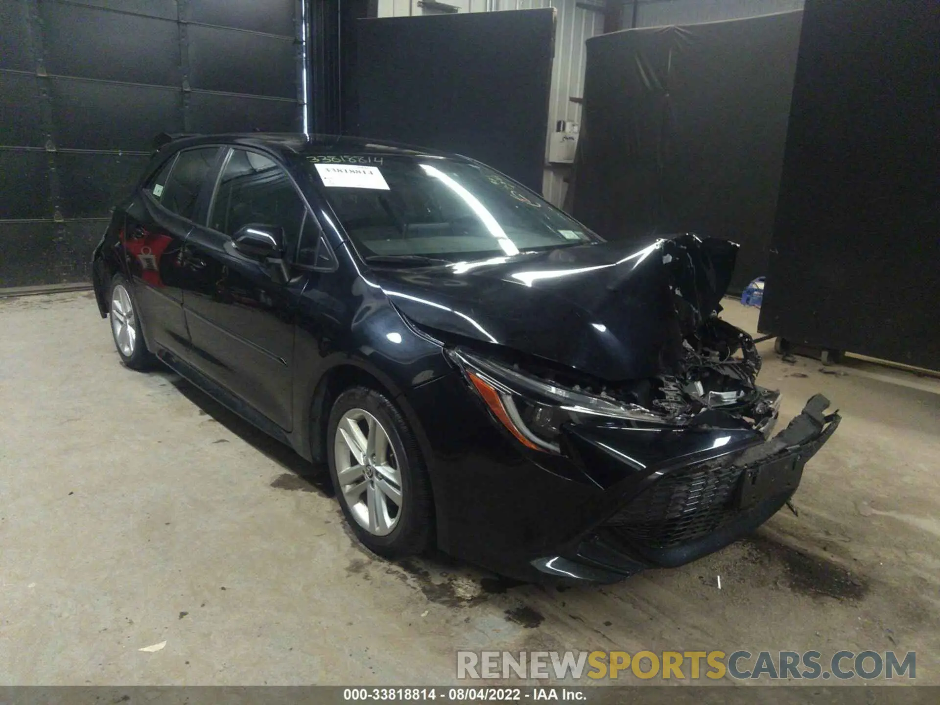 1 fotografías del automóvil dañado JTNK4RBE8K3049891 TOYOTA COROLLA HATCHBACK 2019