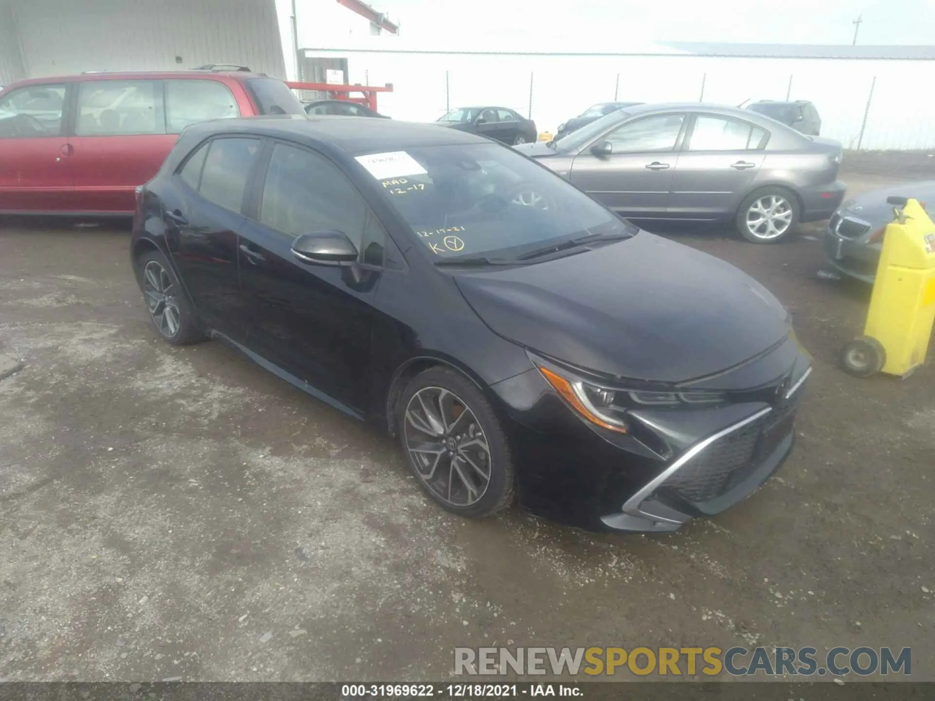 1 fotografías del automóvil dañado JTNC4RBE1L3085508 TOYOTA COROLLA HATCHBACK 2020
