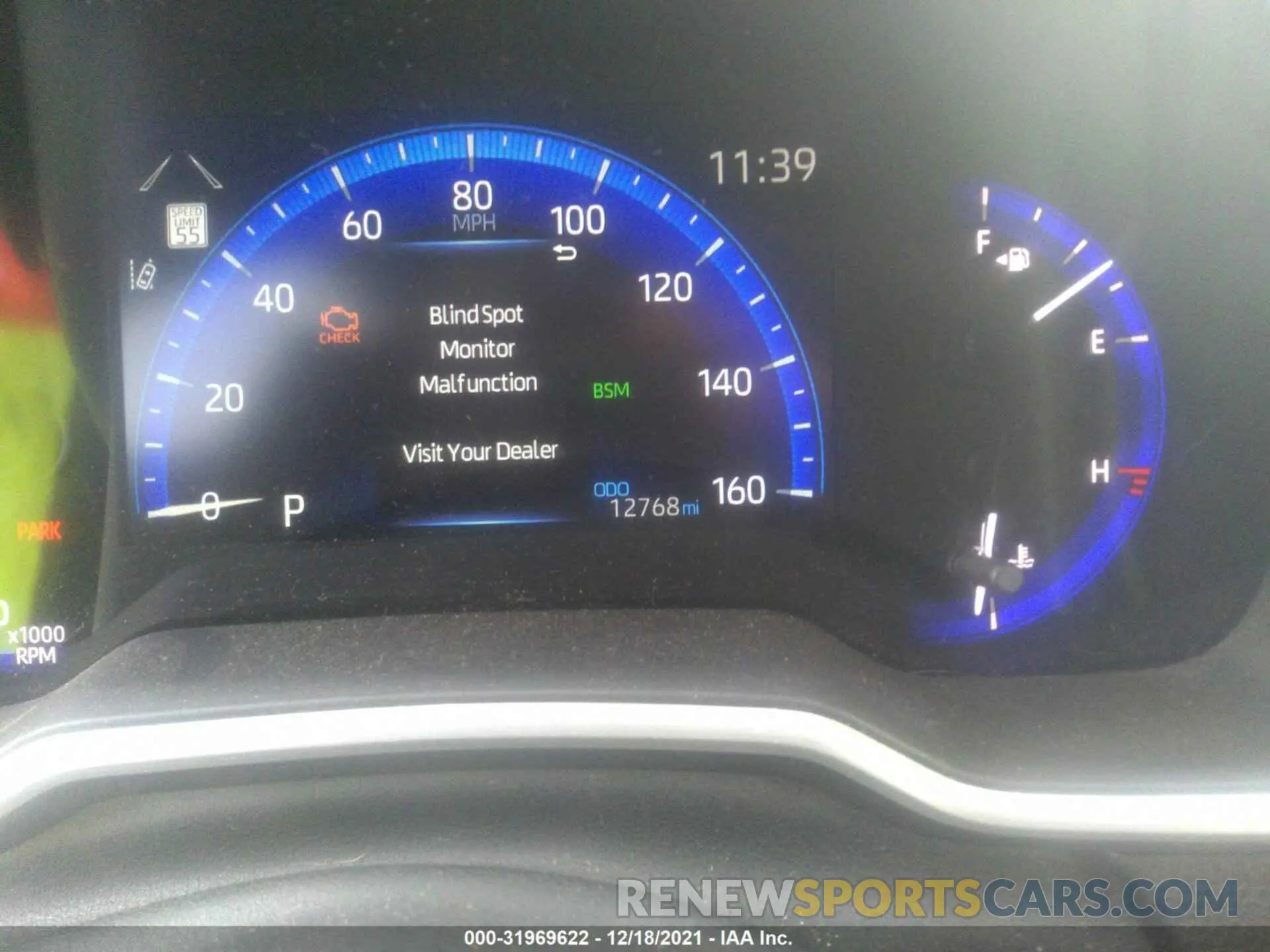7 fotografías del automóvil dañado JTNC4RBE1L3085508 TOYOTA COROLLA HATCHBACK 2020