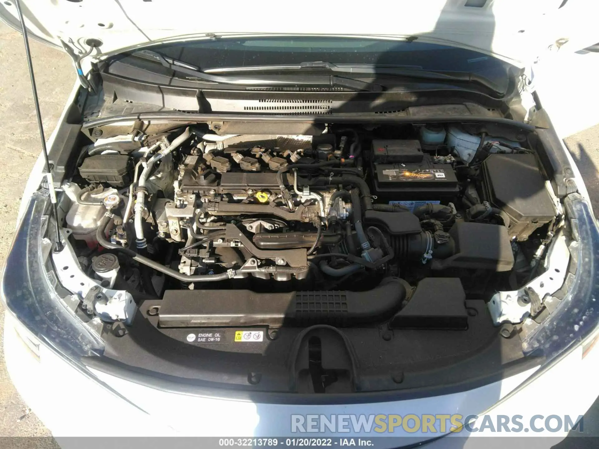 10 fotografías del automóvil dañado JTND4RBE0L3092406 TOYOTA COROLLA HATCHBACK 2020