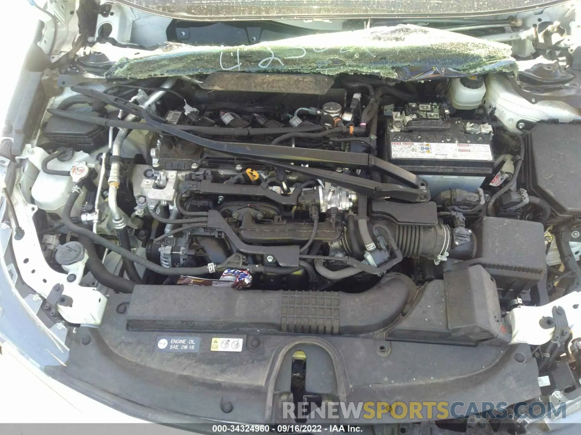 10 fotografías del automóvil dañado JTND4RBE4L3097530 TOYOTA COROLLA HATCHBACK 2020