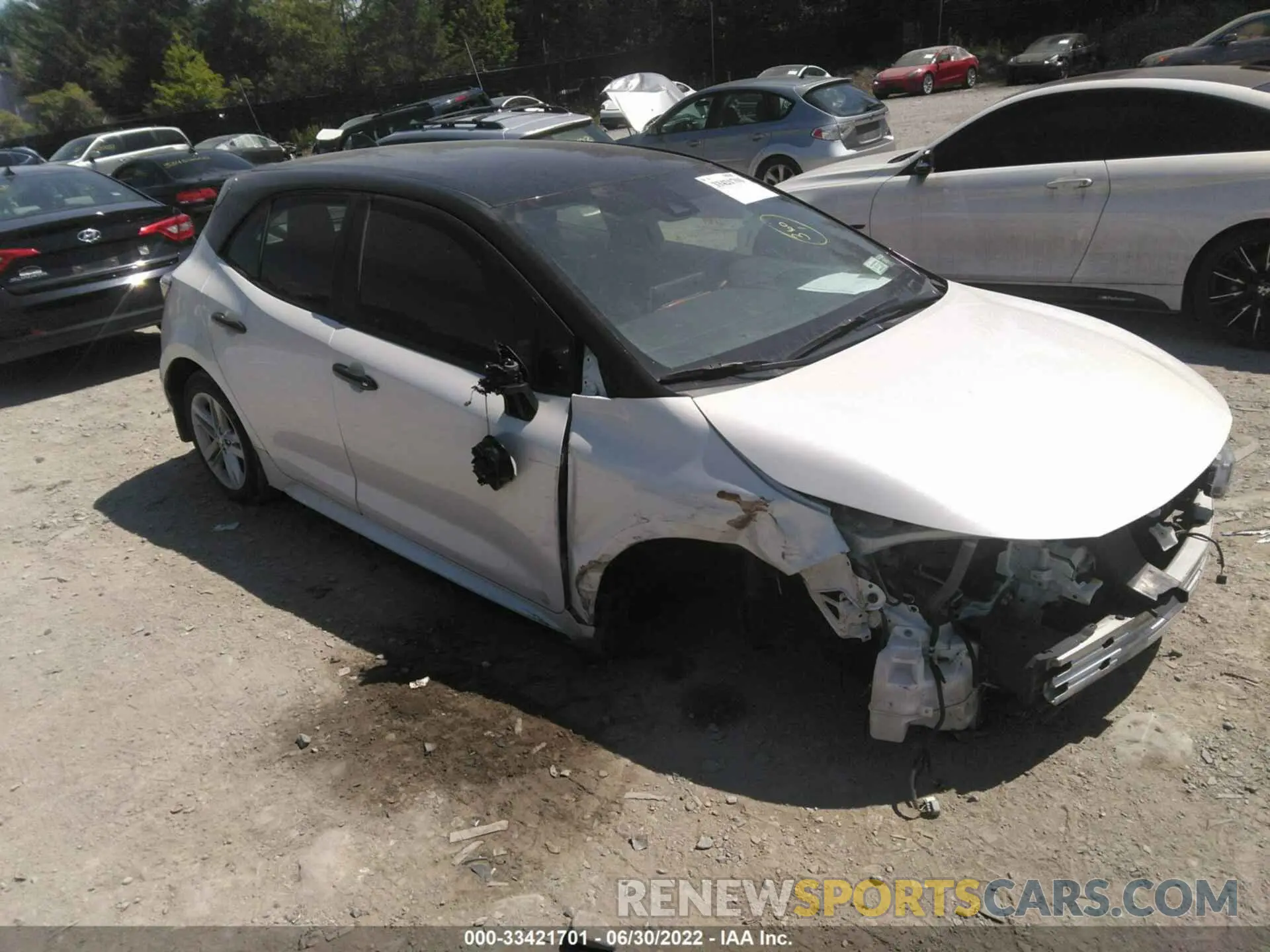 1 fotografías del automóvil dañado JTND4RBE7L3100503 TOYOTA COROLLA HATCHBACK 2020