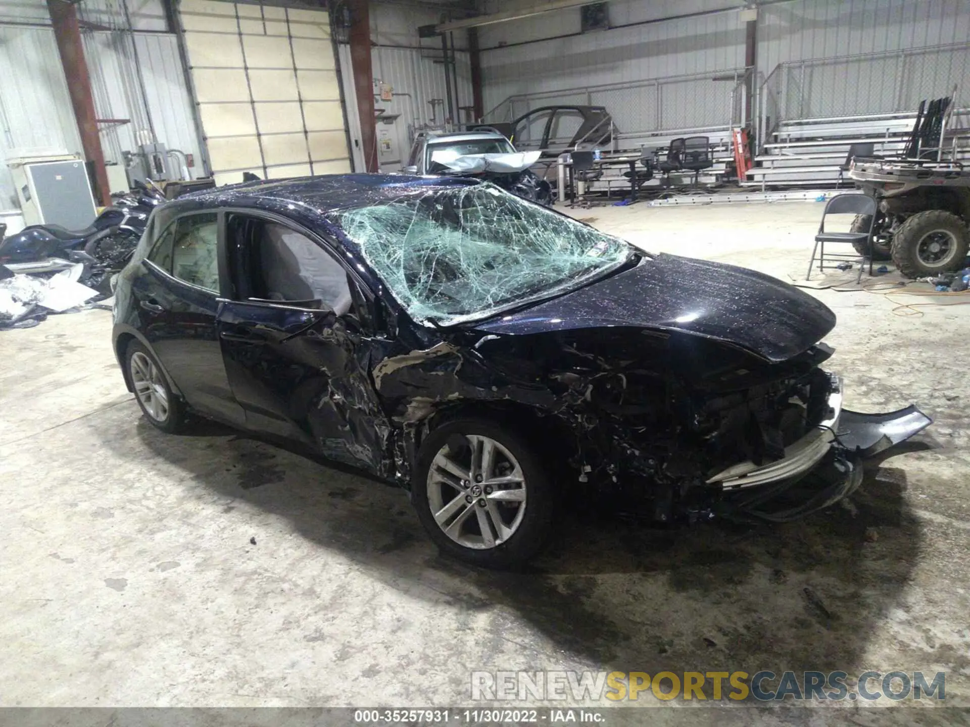 1 fotografías del automóvil dañado JTND4RBE9L3101832 TOYOTA COROLLA HATCHBACK 2020