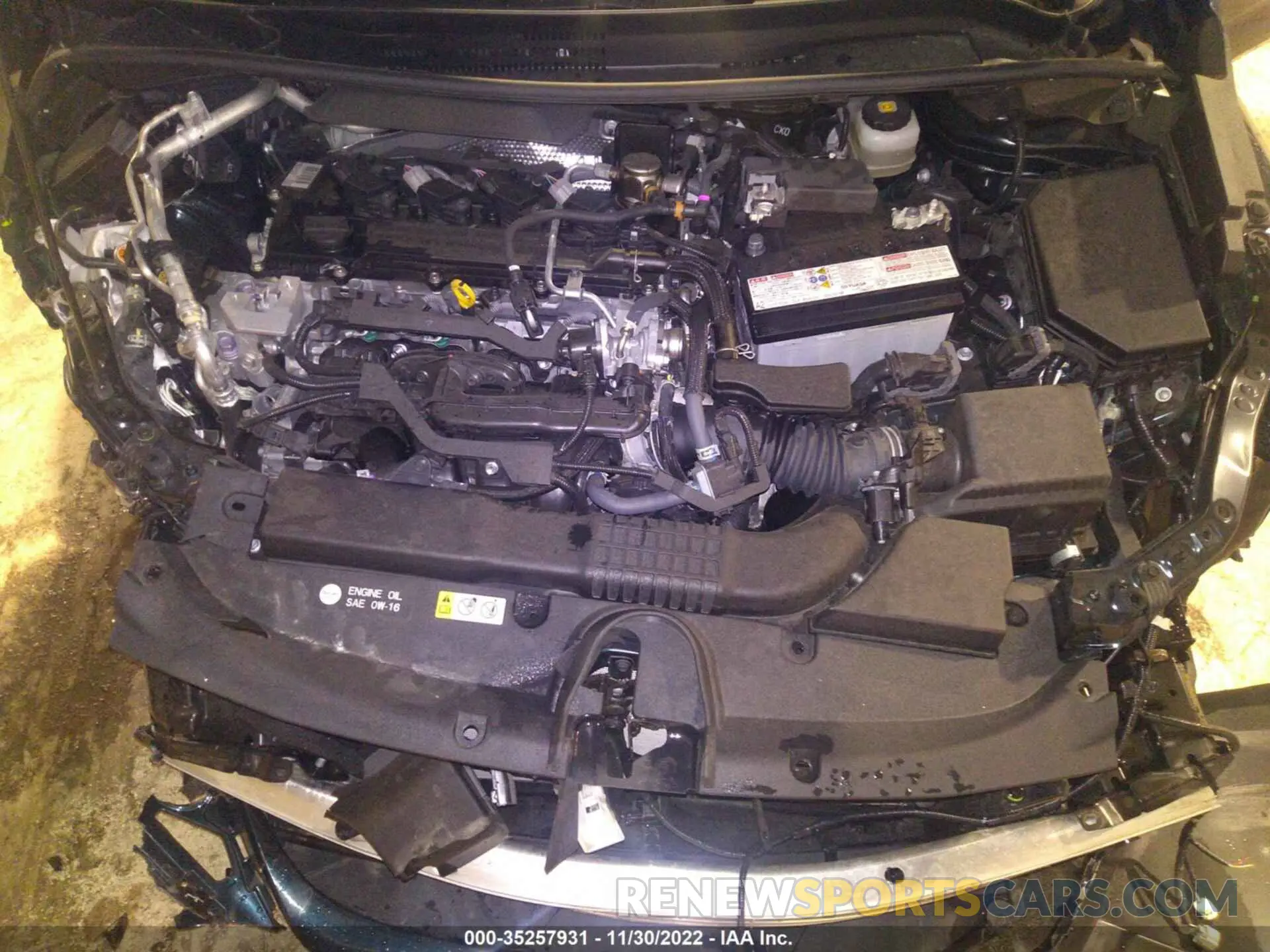 10 fotografías del automóvil dañado JTND4RBE9L3101832 TOYOTA COROLLA HATCHBACK 2020