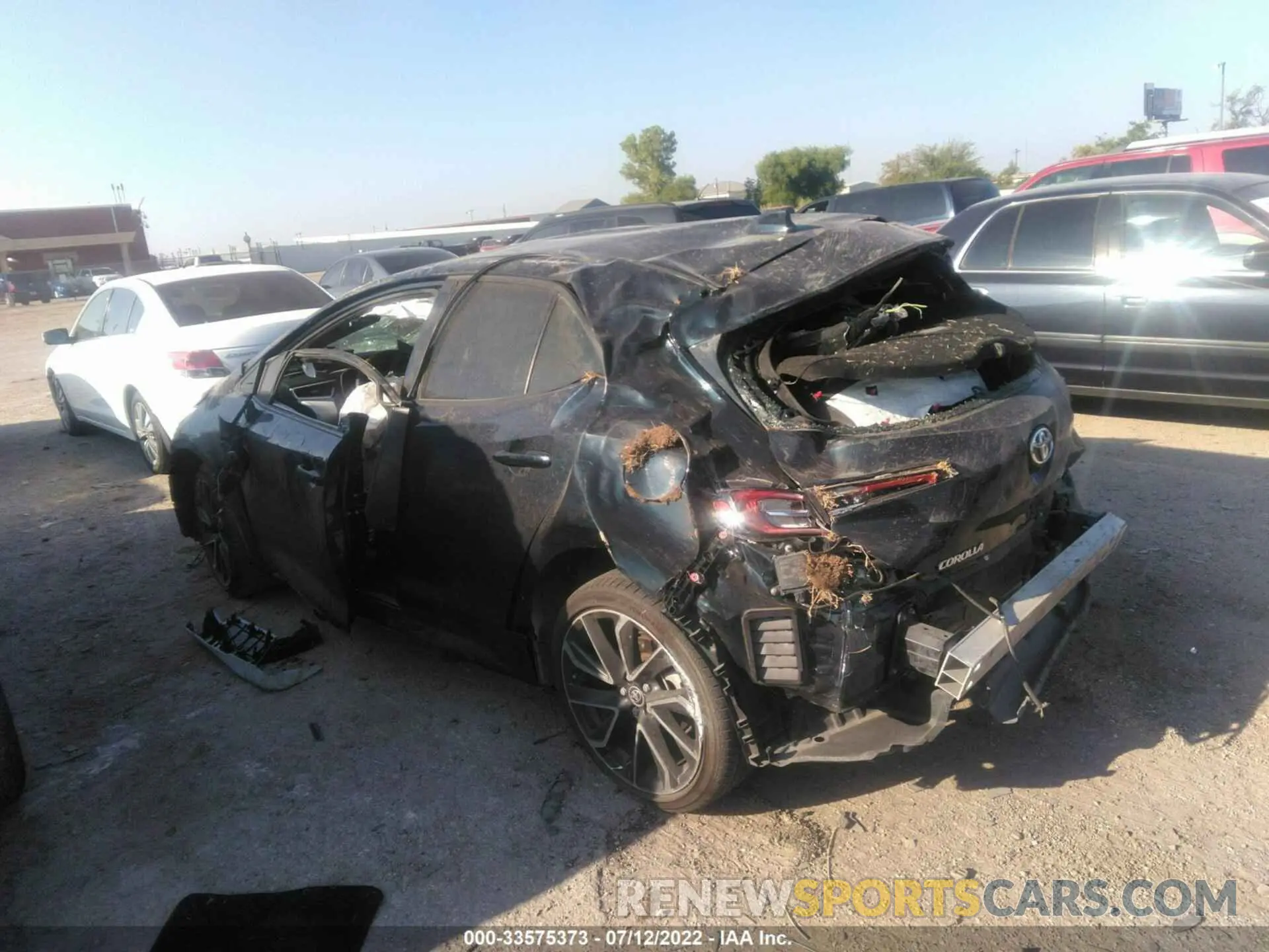 3 fotografías del automóvil dañado JTNA4MBE6M3111290 TOYOTA COROLLA HATCHBACK 2021