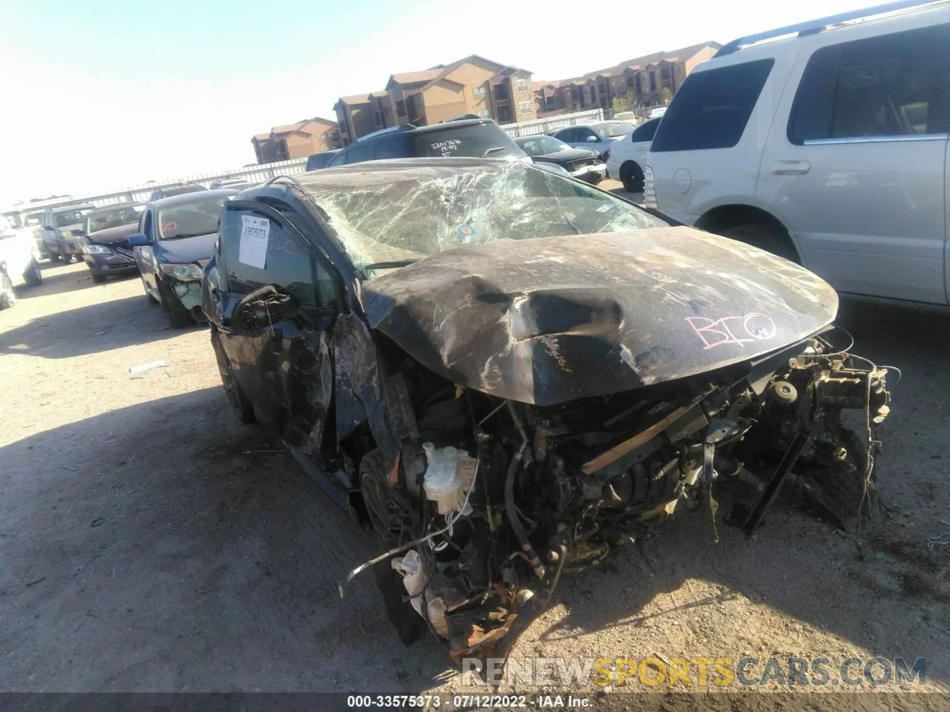 6 fotografías del automóvil dañado JTNA4MBE6M3111290 TOYOTA COROLLA HATCHBACK 2021
