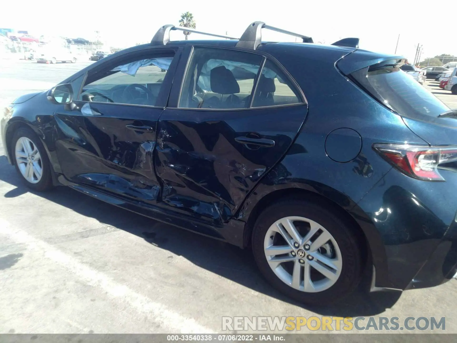 6 fotografías del automóvil dañado JTND4MBE1M3121108 TOYOTA COROLLA HATCHBACK 2021